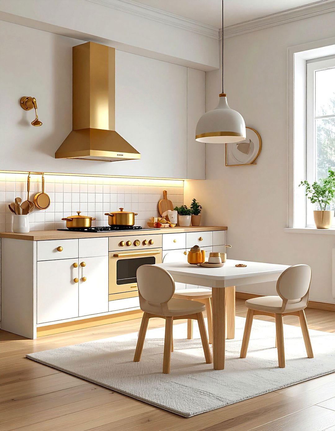 Play kitchen area - 30 playroom decor ideas