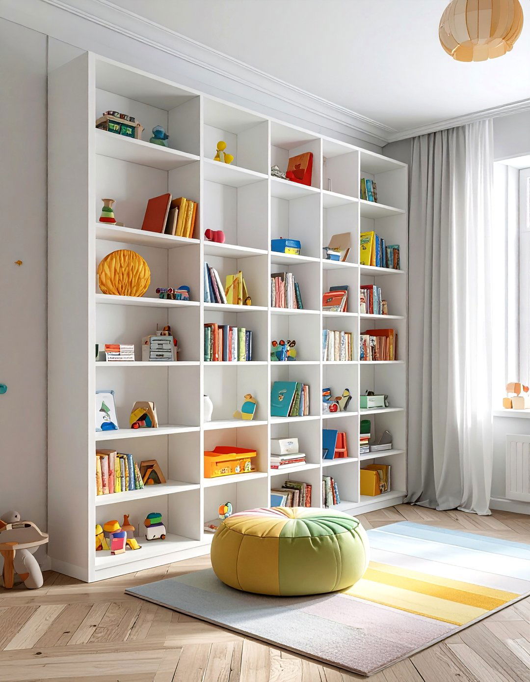 Playroom bookshelf - 30 playroom decor ideas