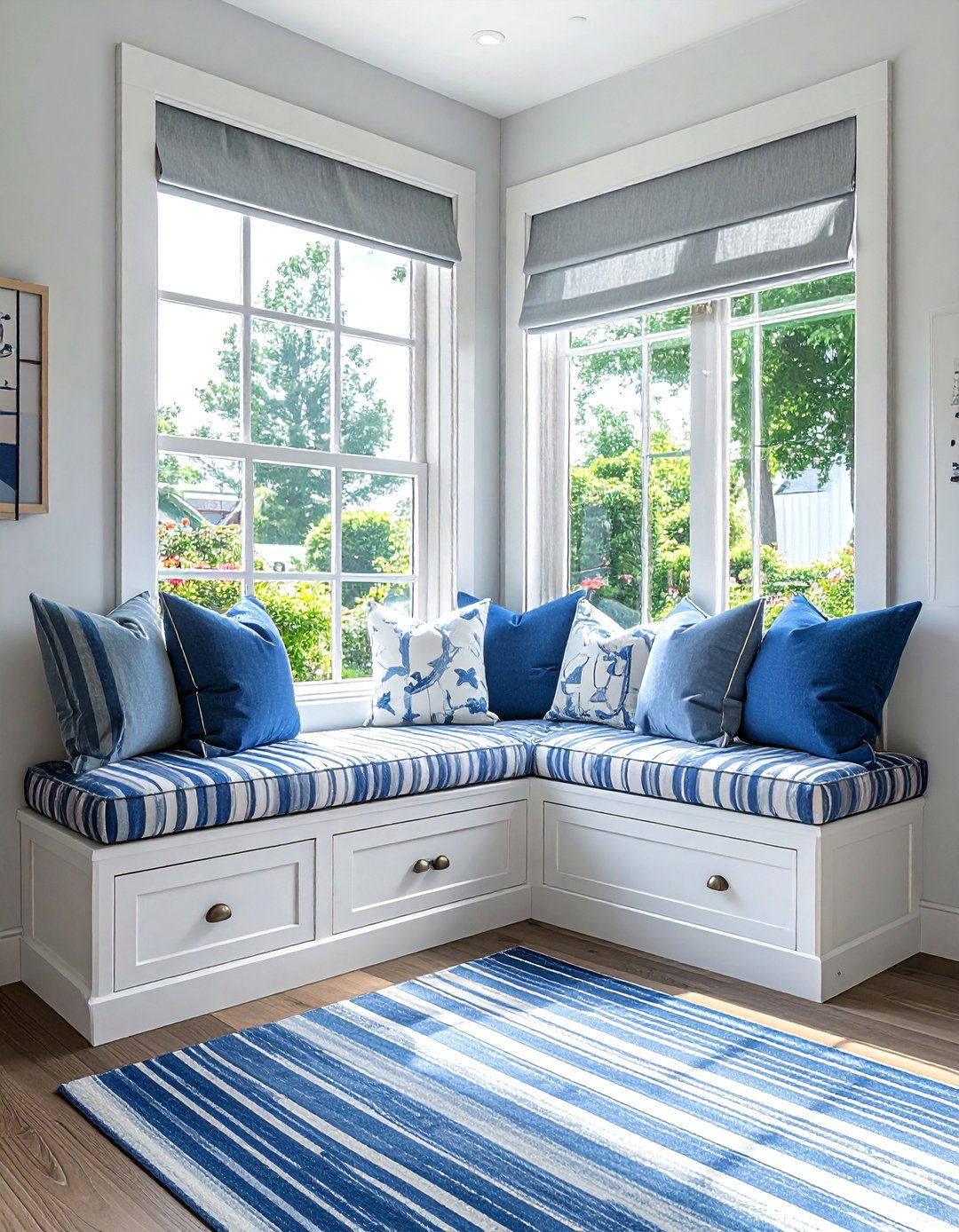 Playroom window seat - 30 playroom decor ideas