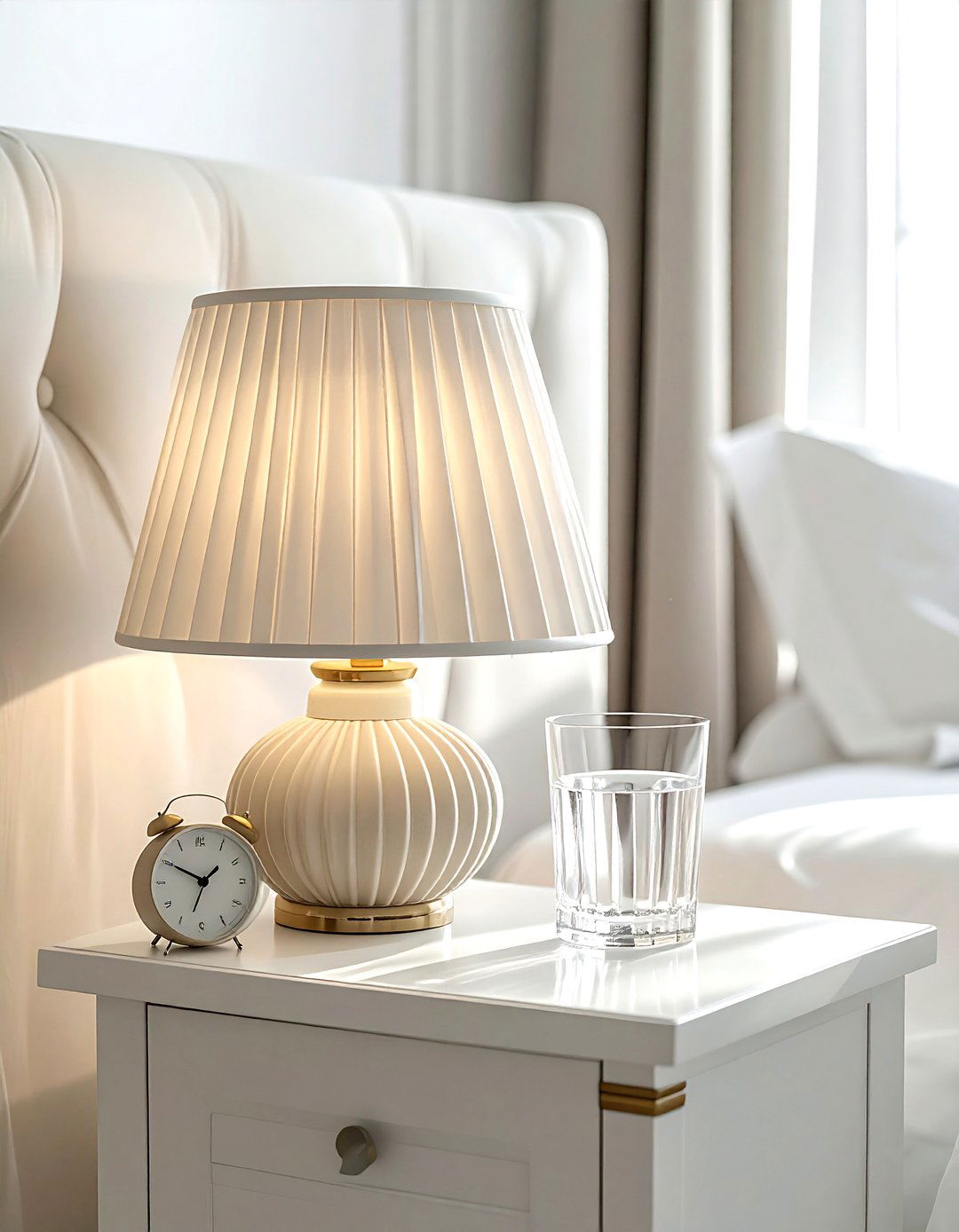 Pleated Lamp Shade - 30 modern traditional decor ideas