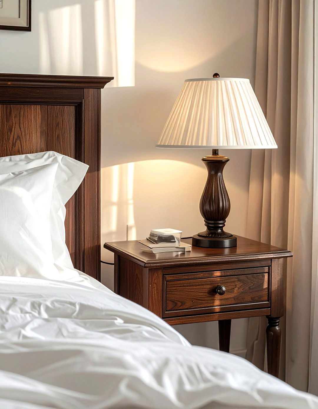 Pleated Shade Lamp - 30 table lamp ideas