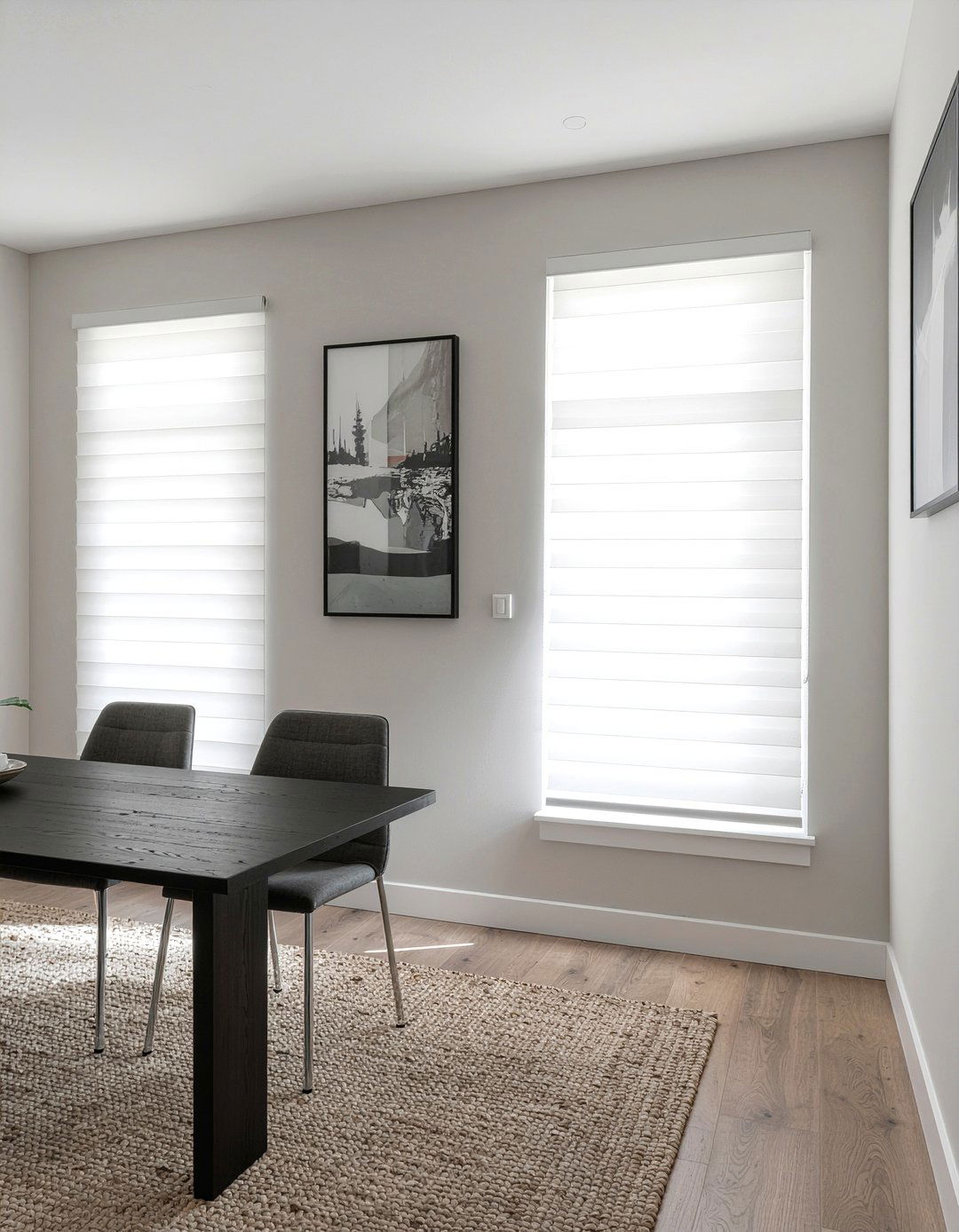 Pleated Shades - 30 dining room blinds ideas