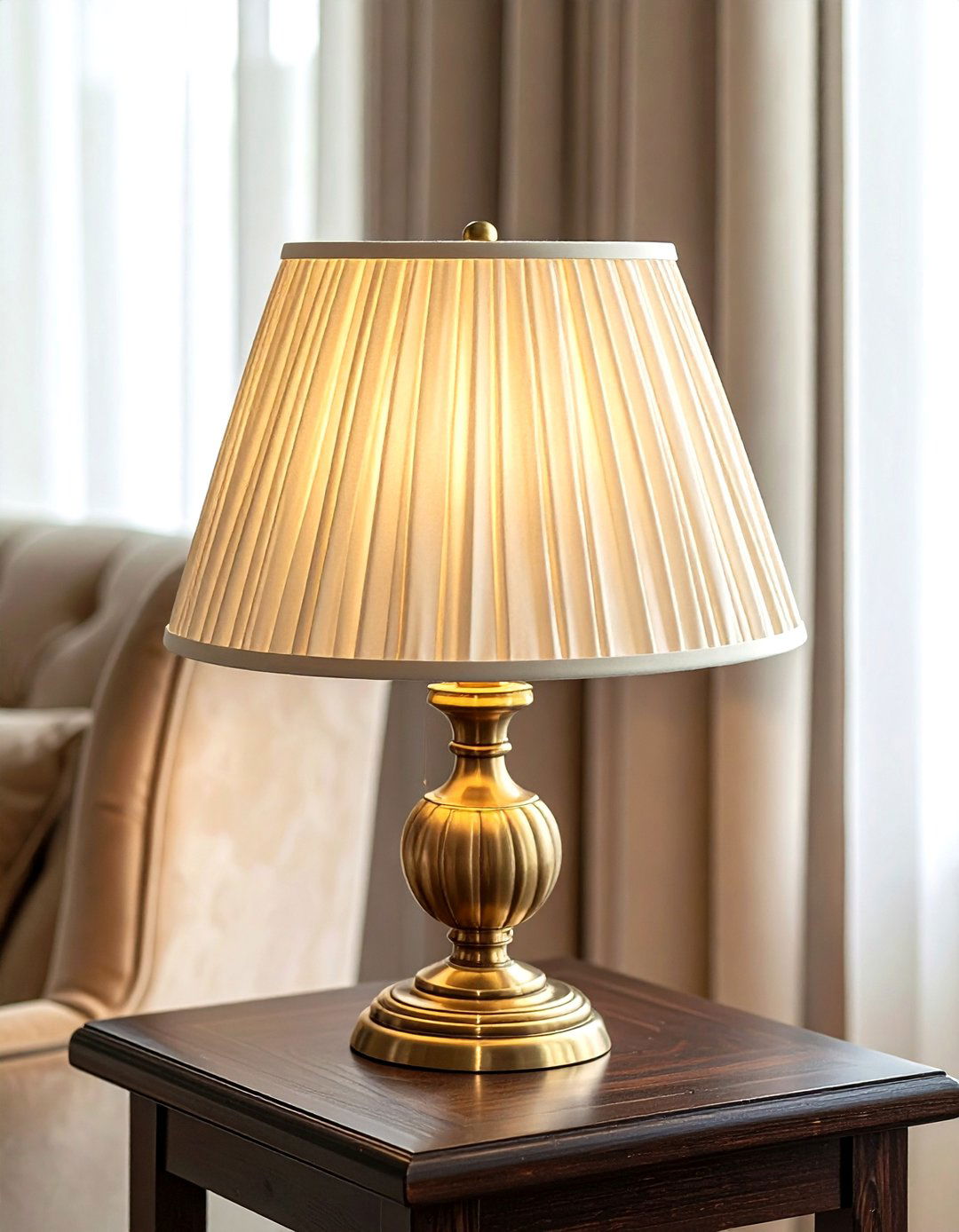 Pleated lampshade - 30 new traditional decor ideas