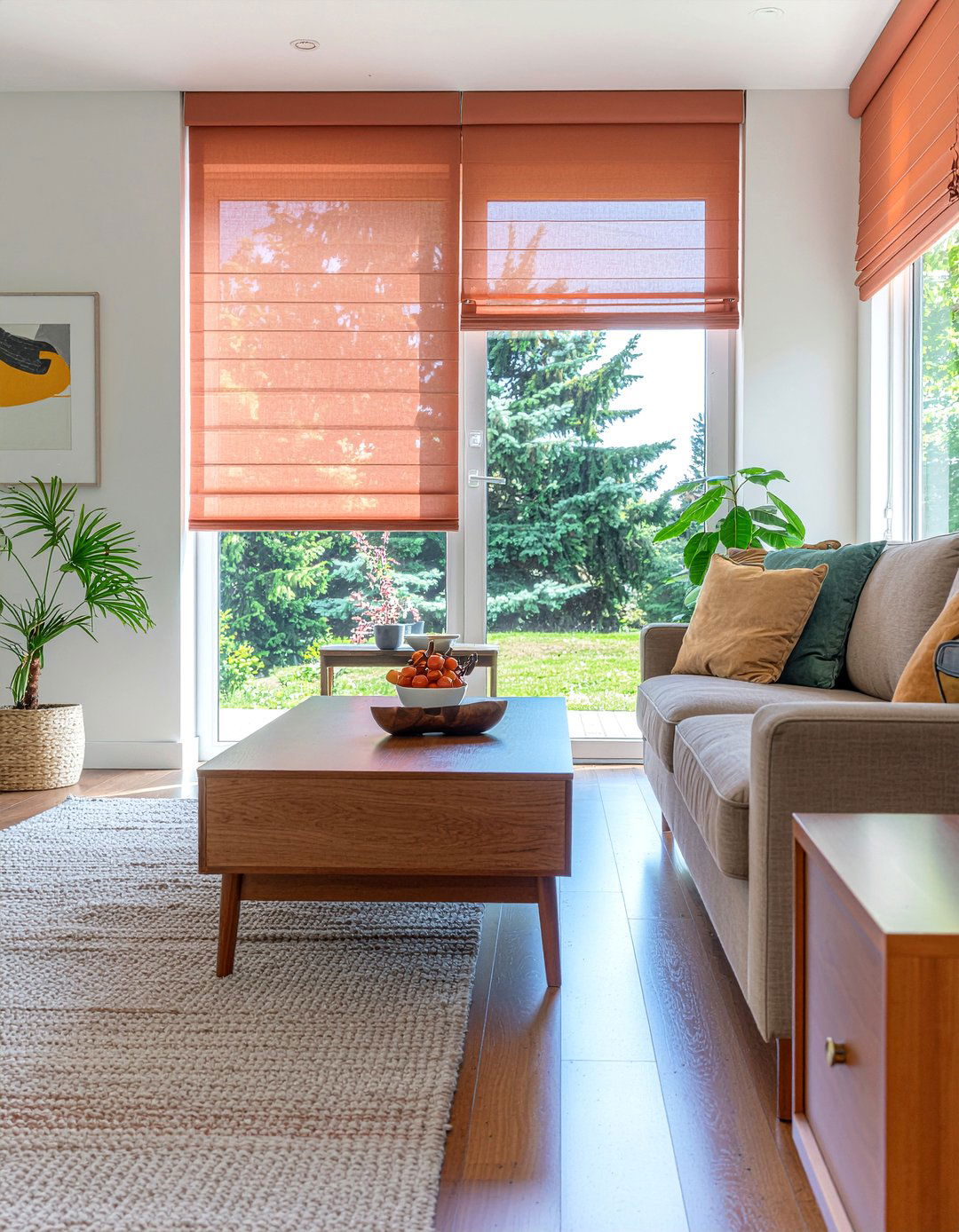 Pleated window shades - 30 living room blinds