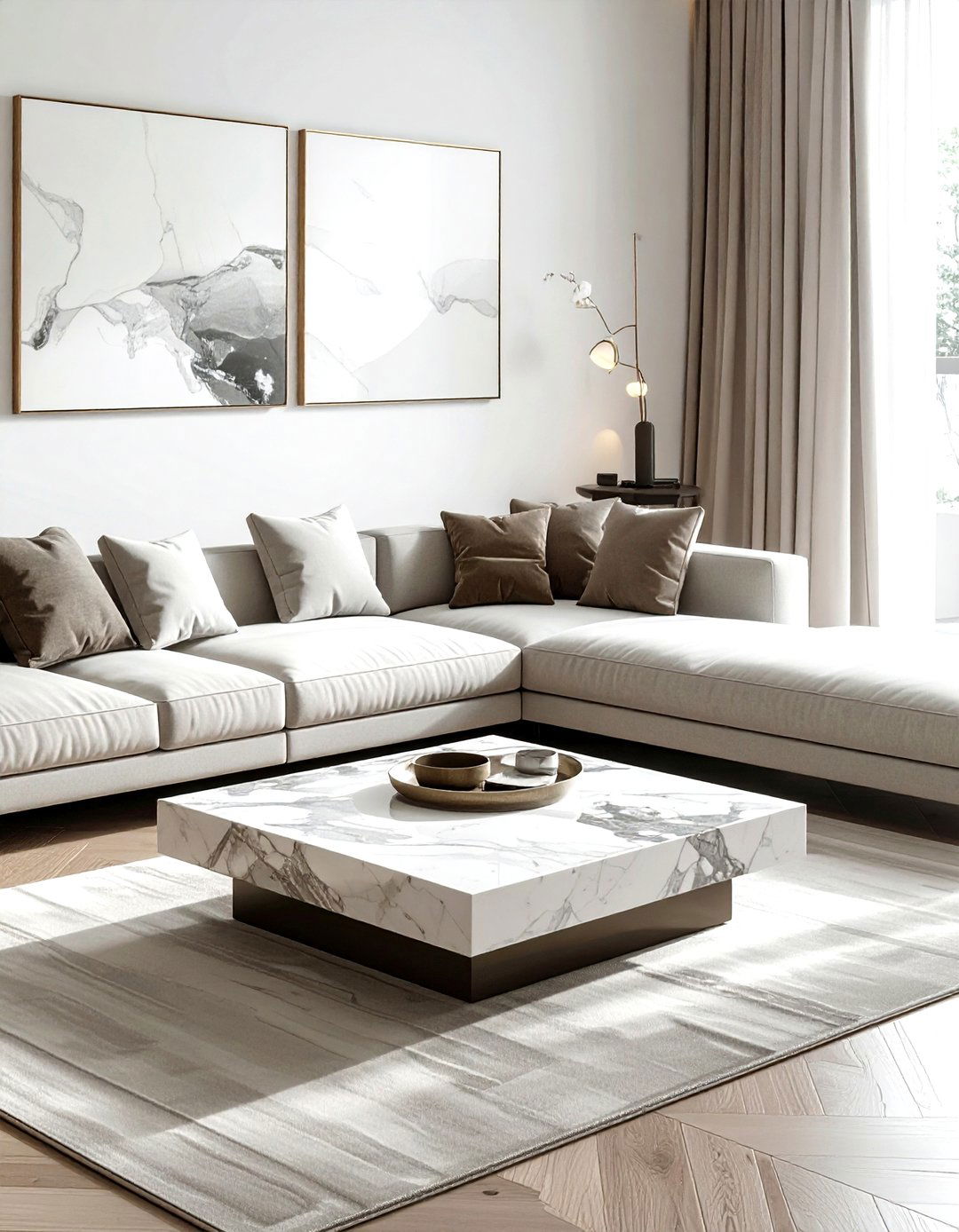 Plinth Square Coffee Table - 30 living room square coffee tables