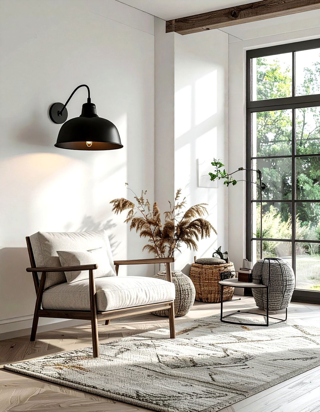 Plug In Sconce - 30 living room task lighting ideas