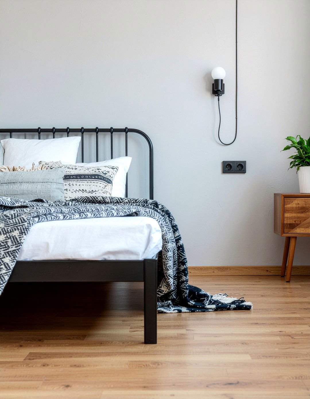 Plug in wall sconce - 30 bedroom sconces