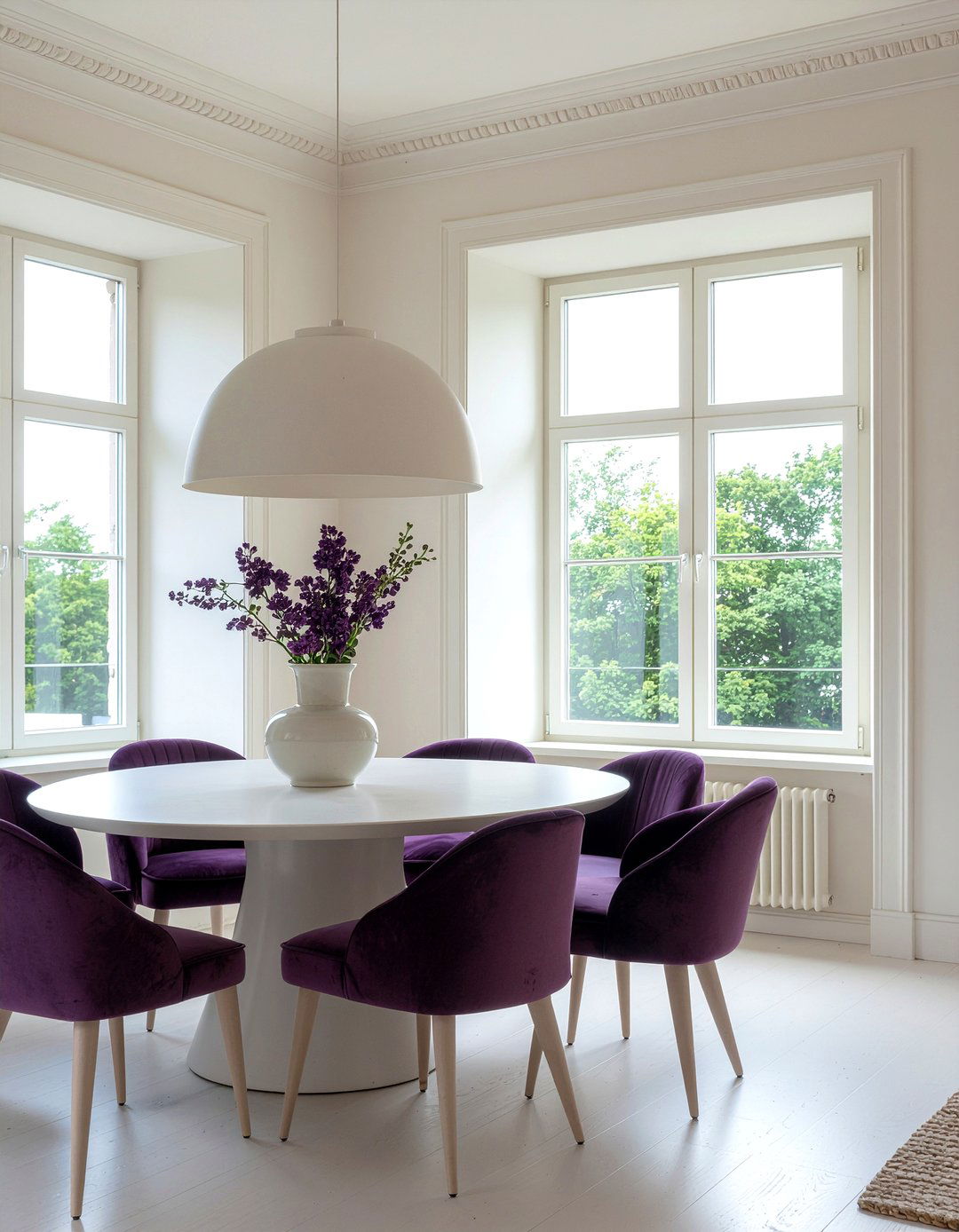 Plum And Cream Palette - 30 plum dining room ideas