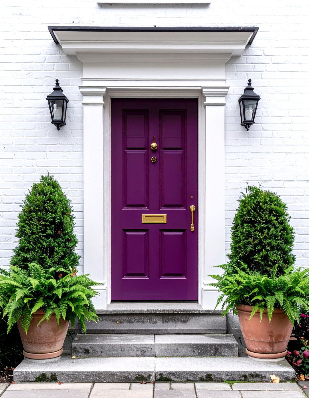 Plum Front Door - 30 plum decor ideas