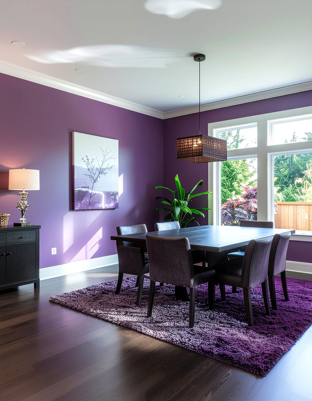 Plum Wall Paint - 30 plum dining room ideas