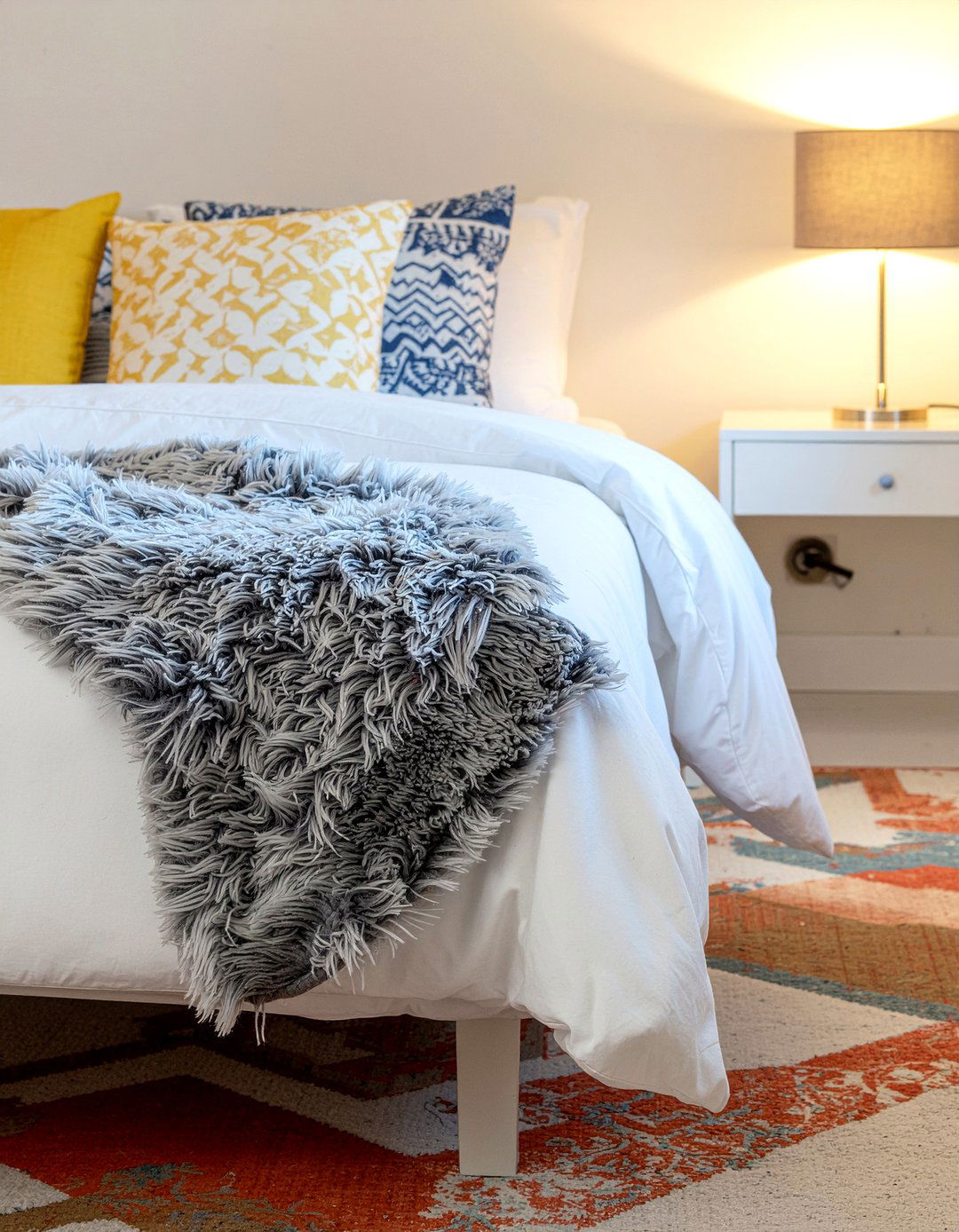 Plush Faux Fur Throw - 30 bedroom faux fur throws