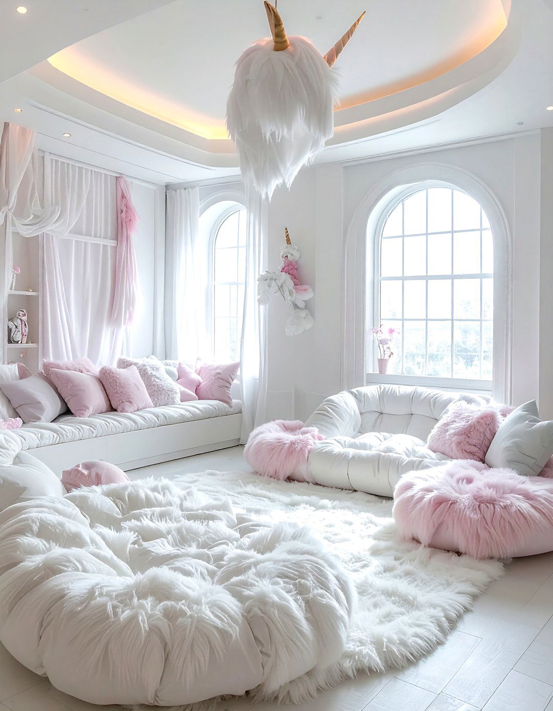 Plush Unicorn Sanctuary - 30 unicorn bedroom ideas