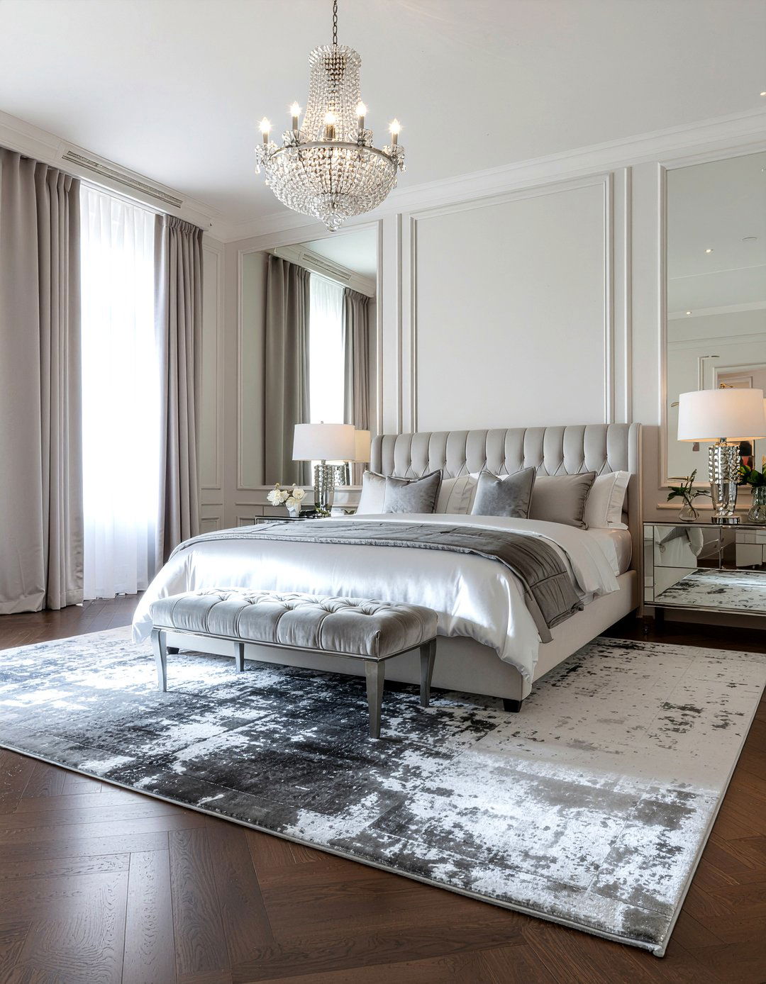 Plush velvet rug - 30 bedroom area rugs