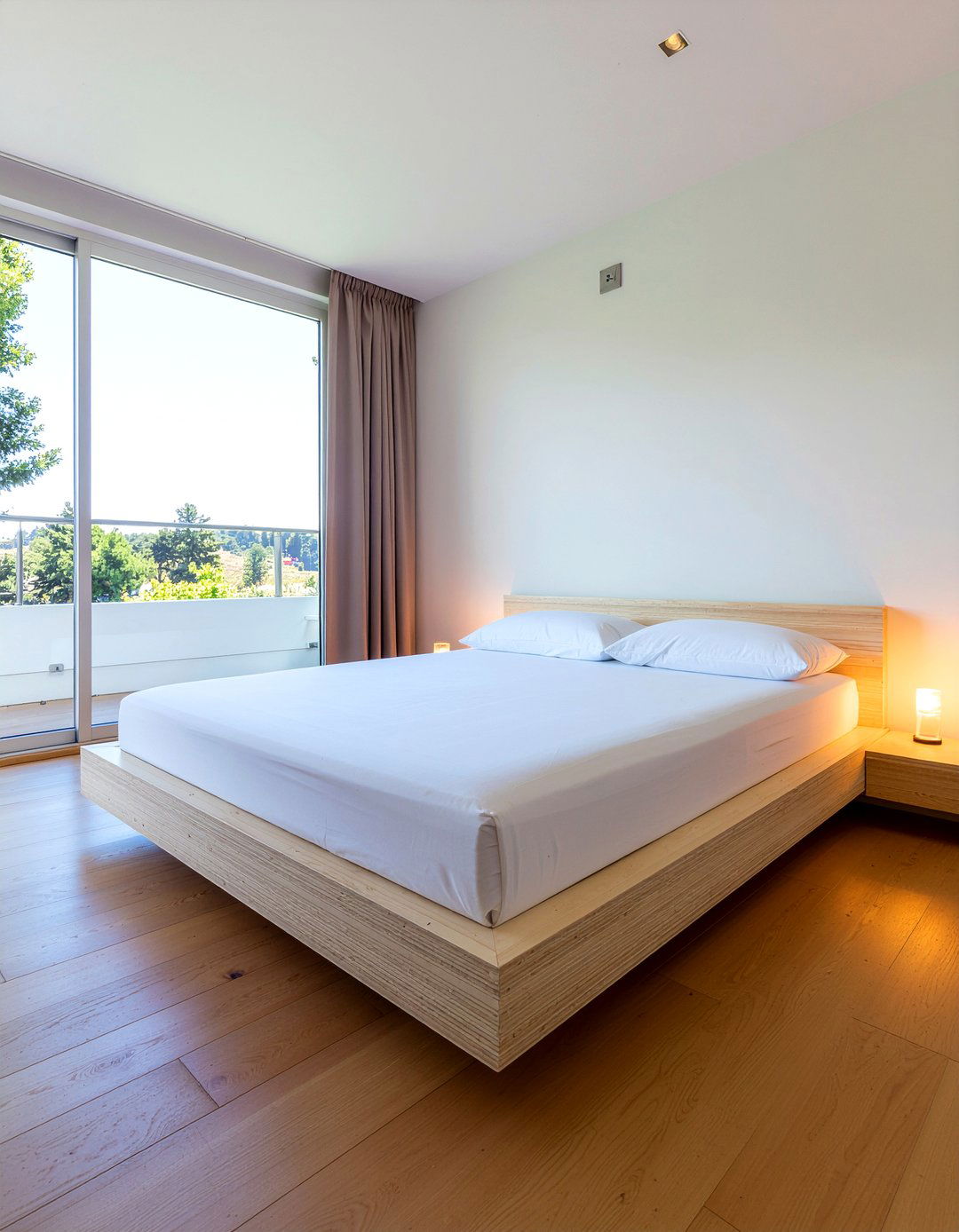 Plywood Platform Bed - 30 handmade bedroom ideas