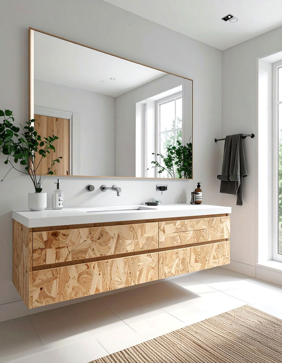 Plywood bathroom vanity - 30 DIY bathroom vanity ideas