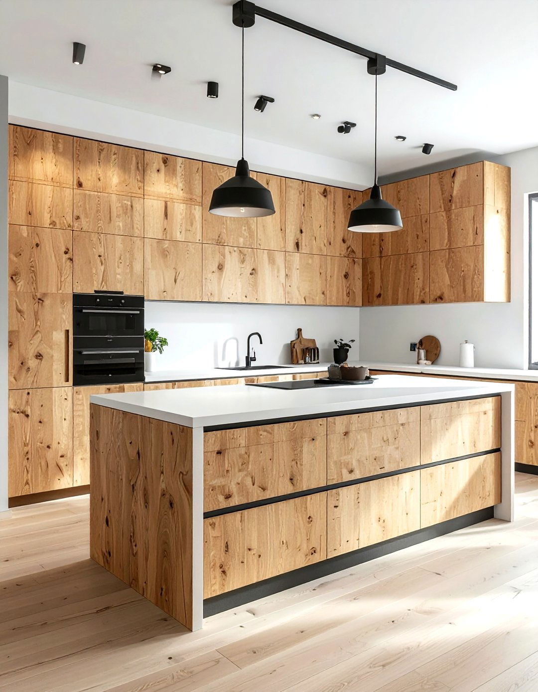 Plywood cabinets - 30 DIY kitchen cabinet ideas