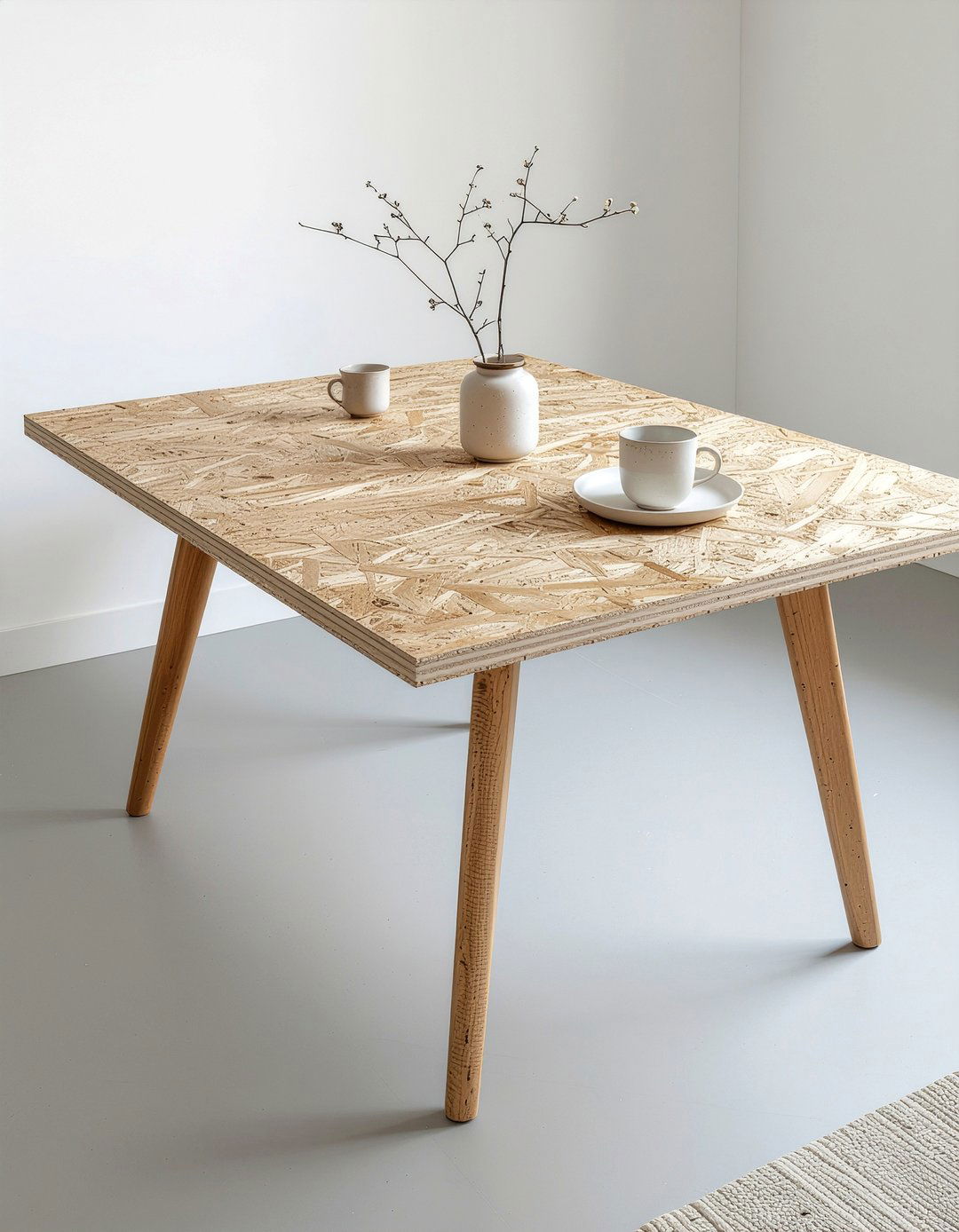 Plywood dining table - 30 DIY dining table ideas