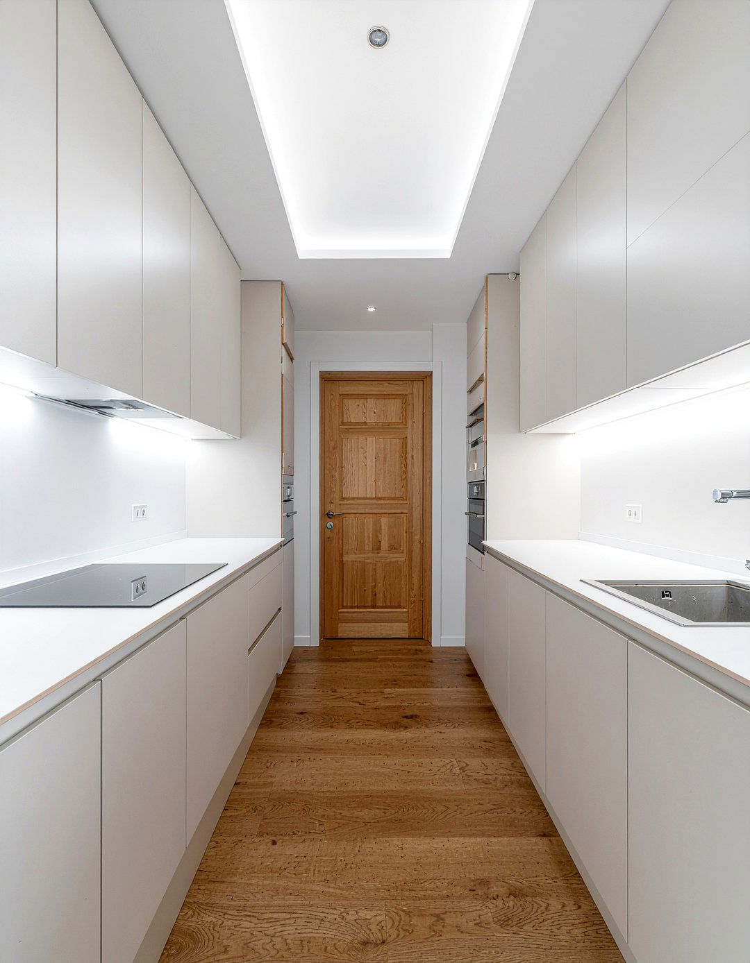 Plywood kitchen cabinets - 30 kitchen door ideas