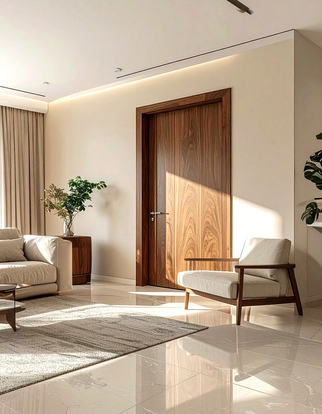 Pocket Door - 30 living room door ideas