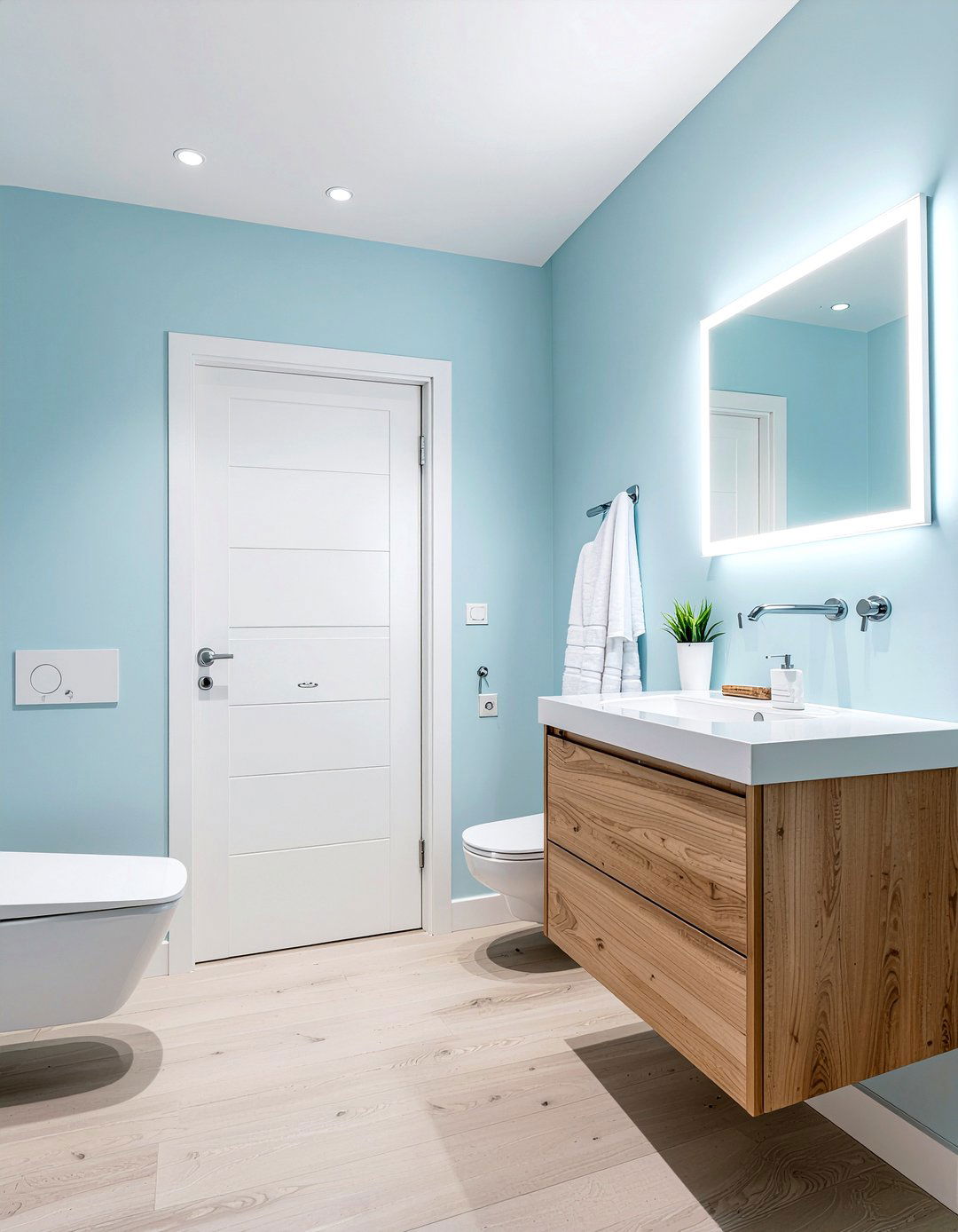 Pocket Door Bathroom - 30 bathroom layout ideas