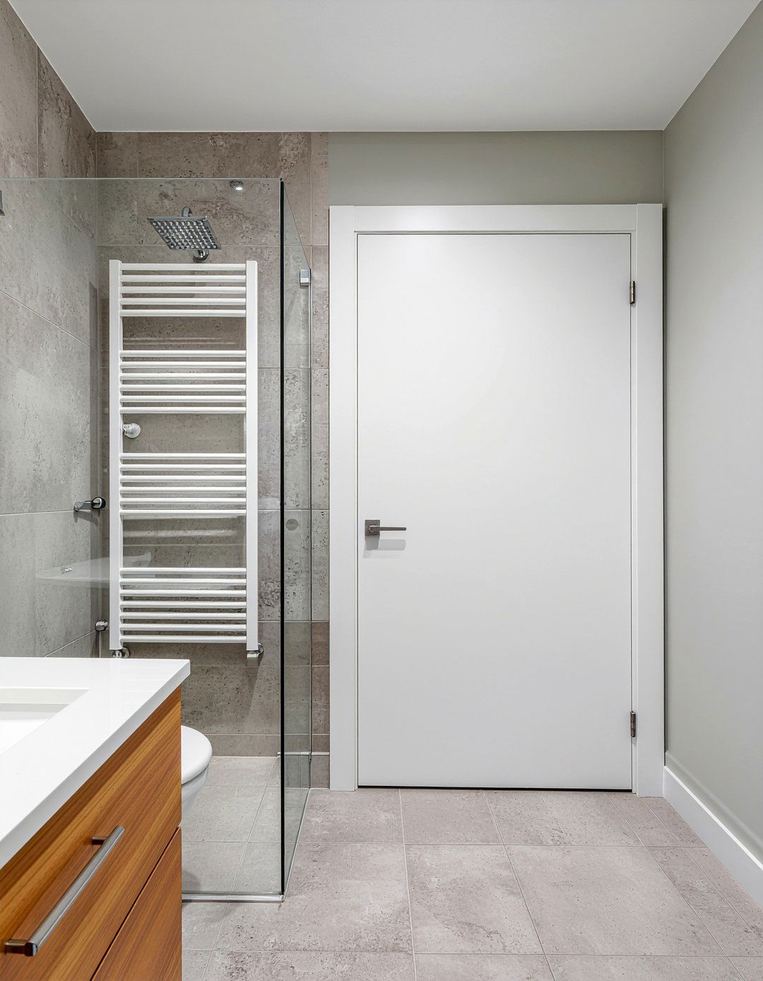 Pocket Door Bathroom - 30 new construction bathroom ideas