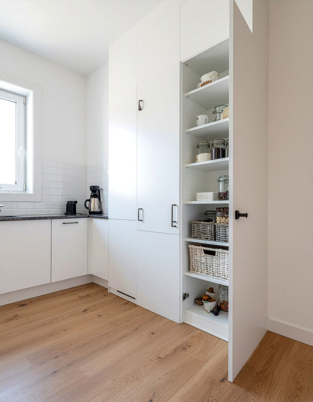 Pocket Door Pantry - 30 pantry organization kitchen ideas