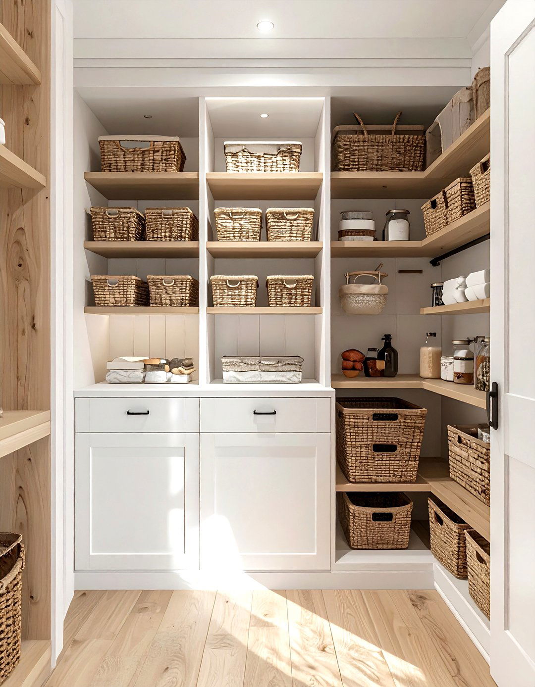 Pocket Door Pantry - 30 hidden pantry kitchen ideas
