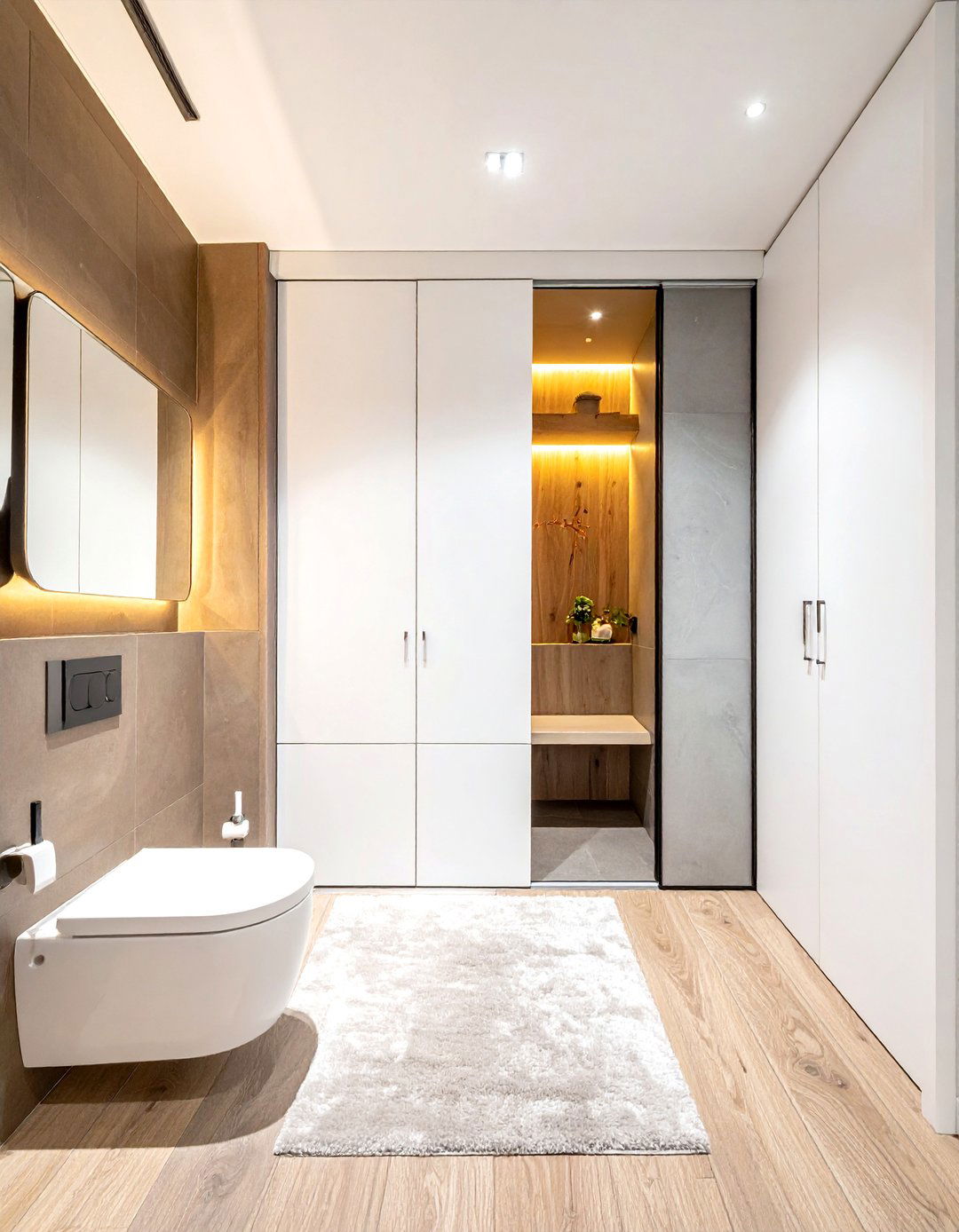 Pocket door - 30 ultimate bathroom ideas