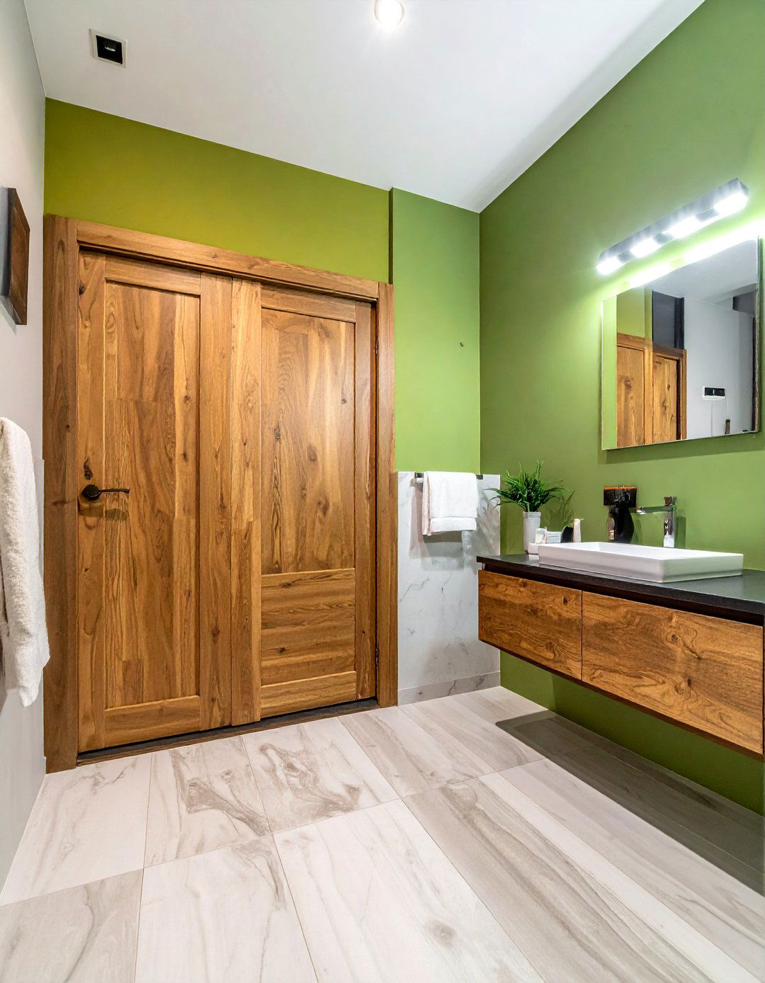 Pocket door installation - 30 bathroom reconfiguration ideas