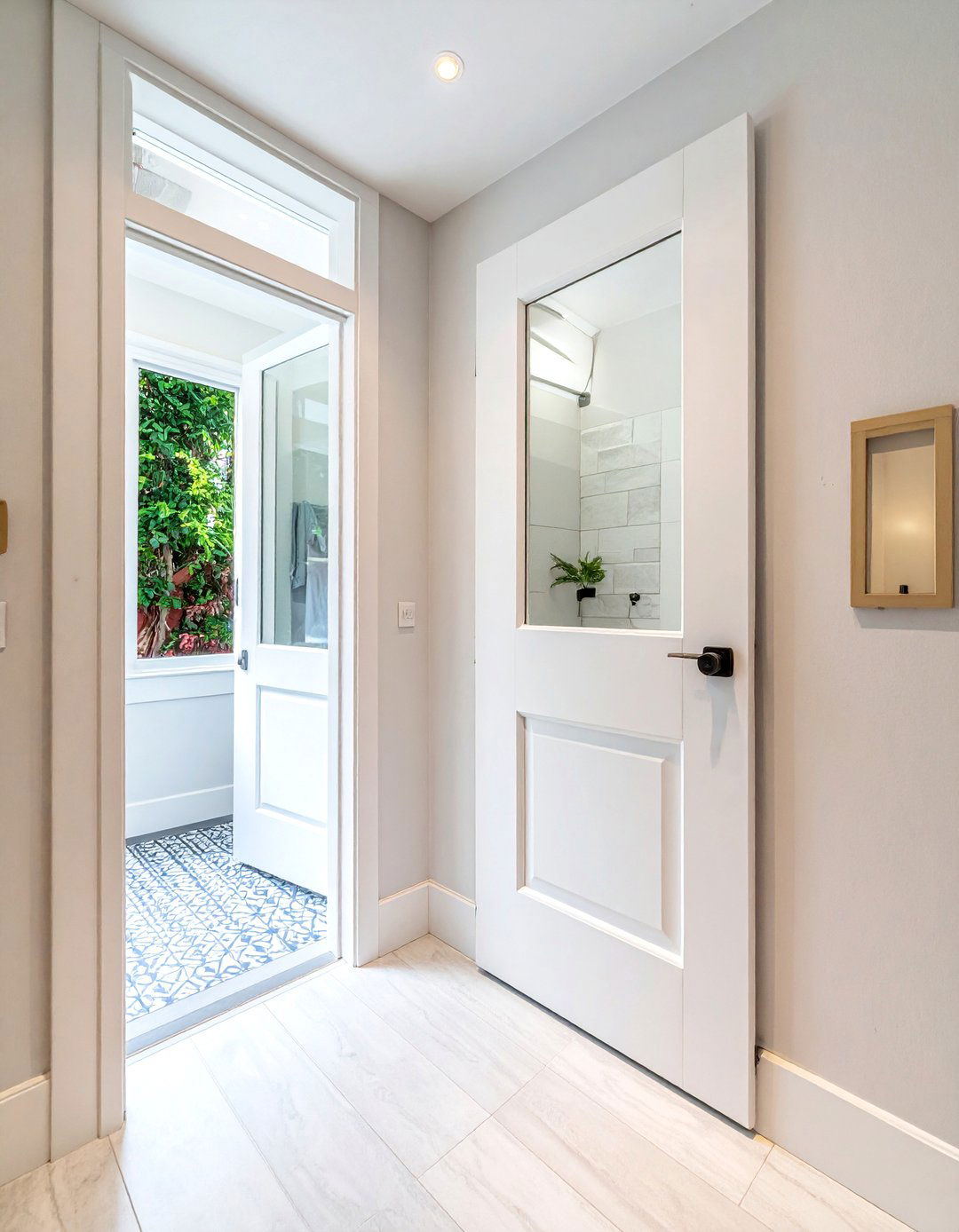 Pocket door with transom - 30 bathroom pocket door ideas