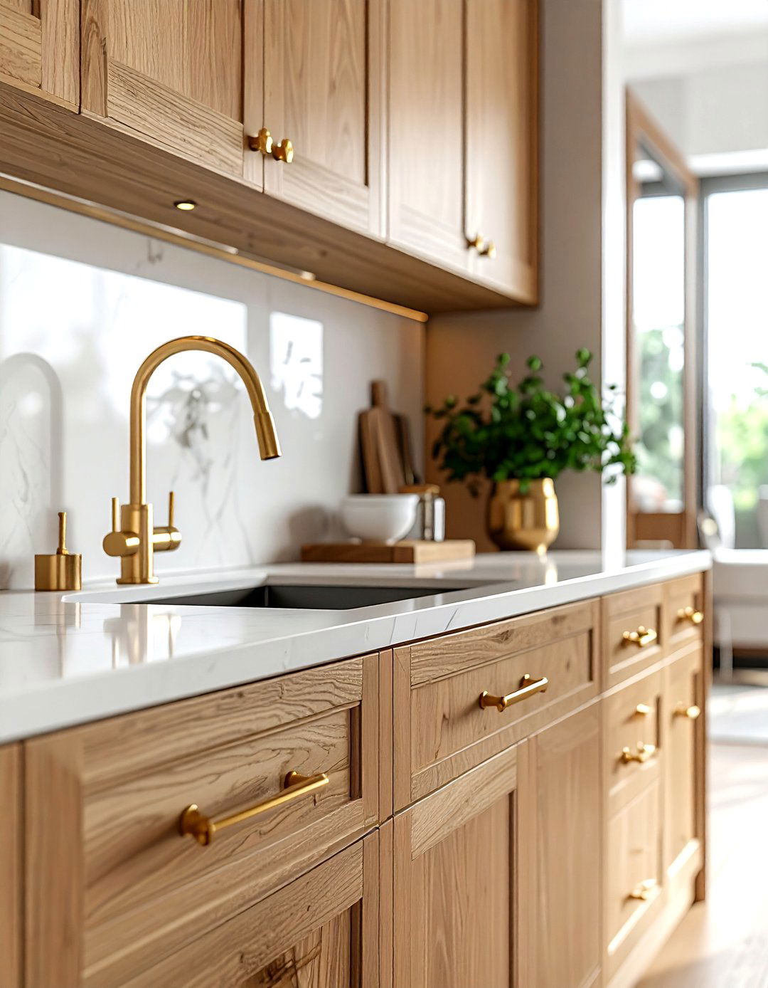 Polished Brass Accents - 30 quiet luxury decor ideas