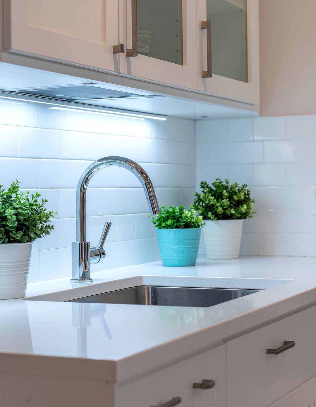 Polished Chrome Kitchen Faucet - 30 kitchen faucet ideas