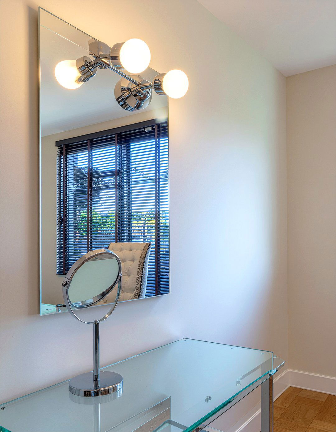 Polished Chrome Vanity Light - 30 bedroom vanity lights