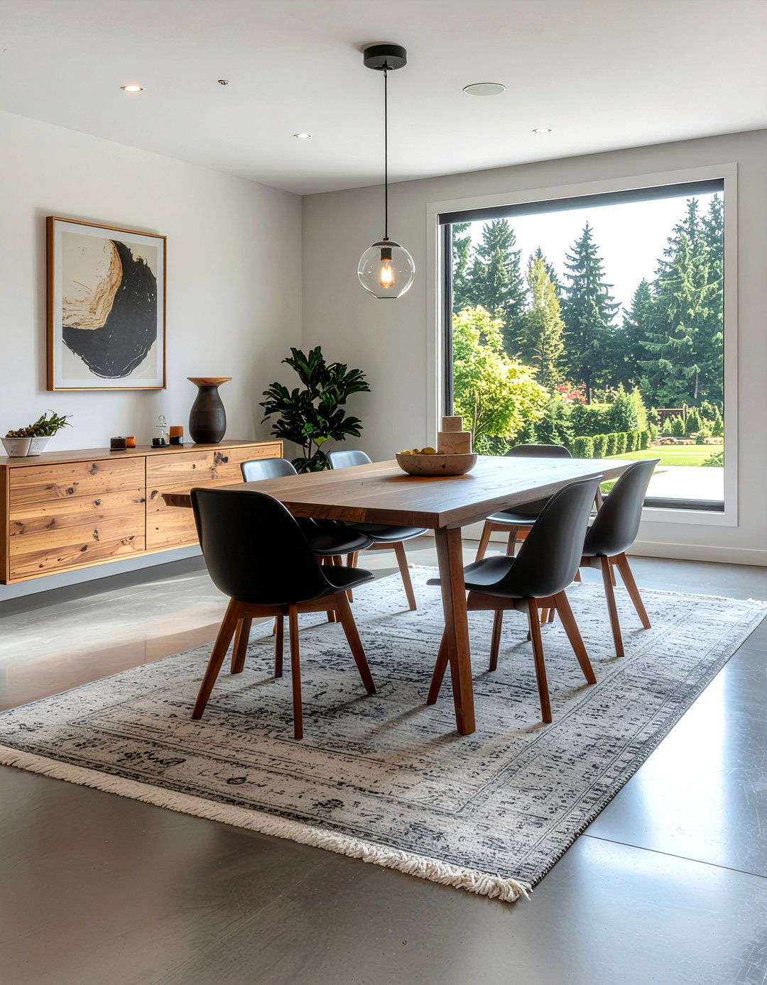 Polished Concrete Dining Room - 30 California dining room ideas