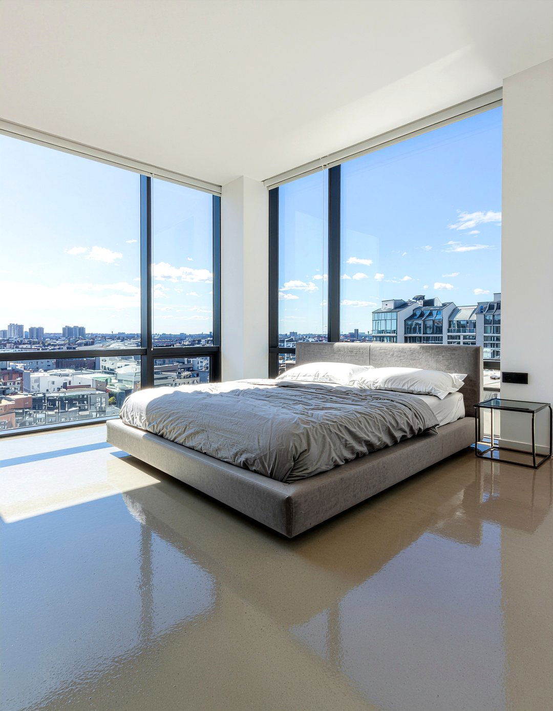 Polished Concrete Floor - 30 bedroom concrete floors