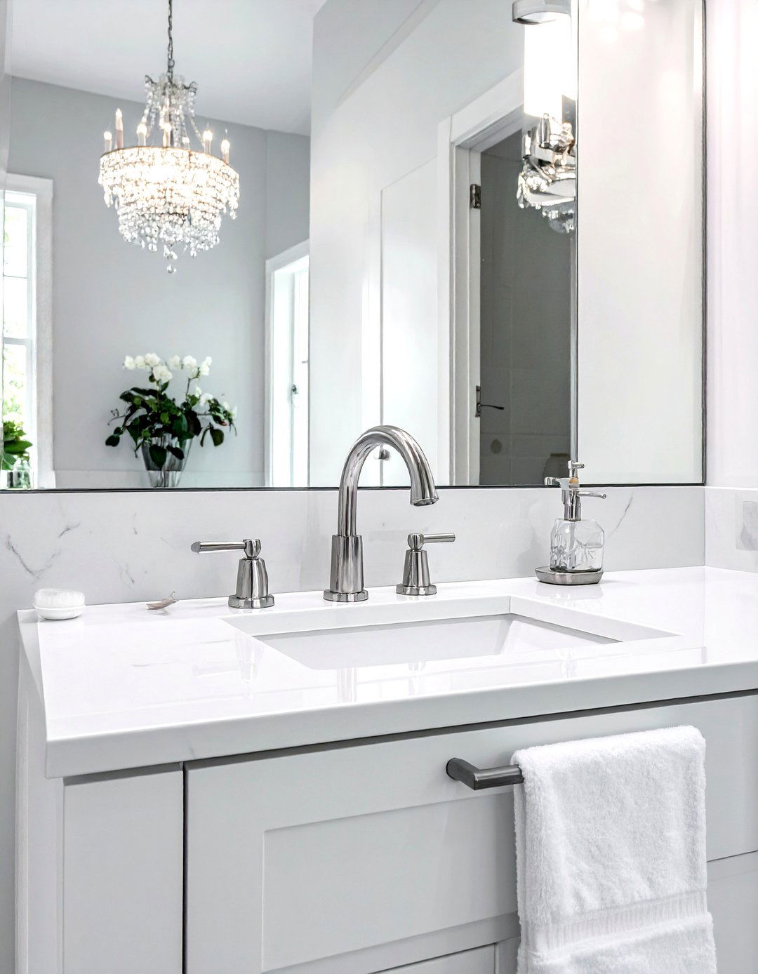 Polished Nickel Bathroom Faucet - 30 centerset faucet ideas