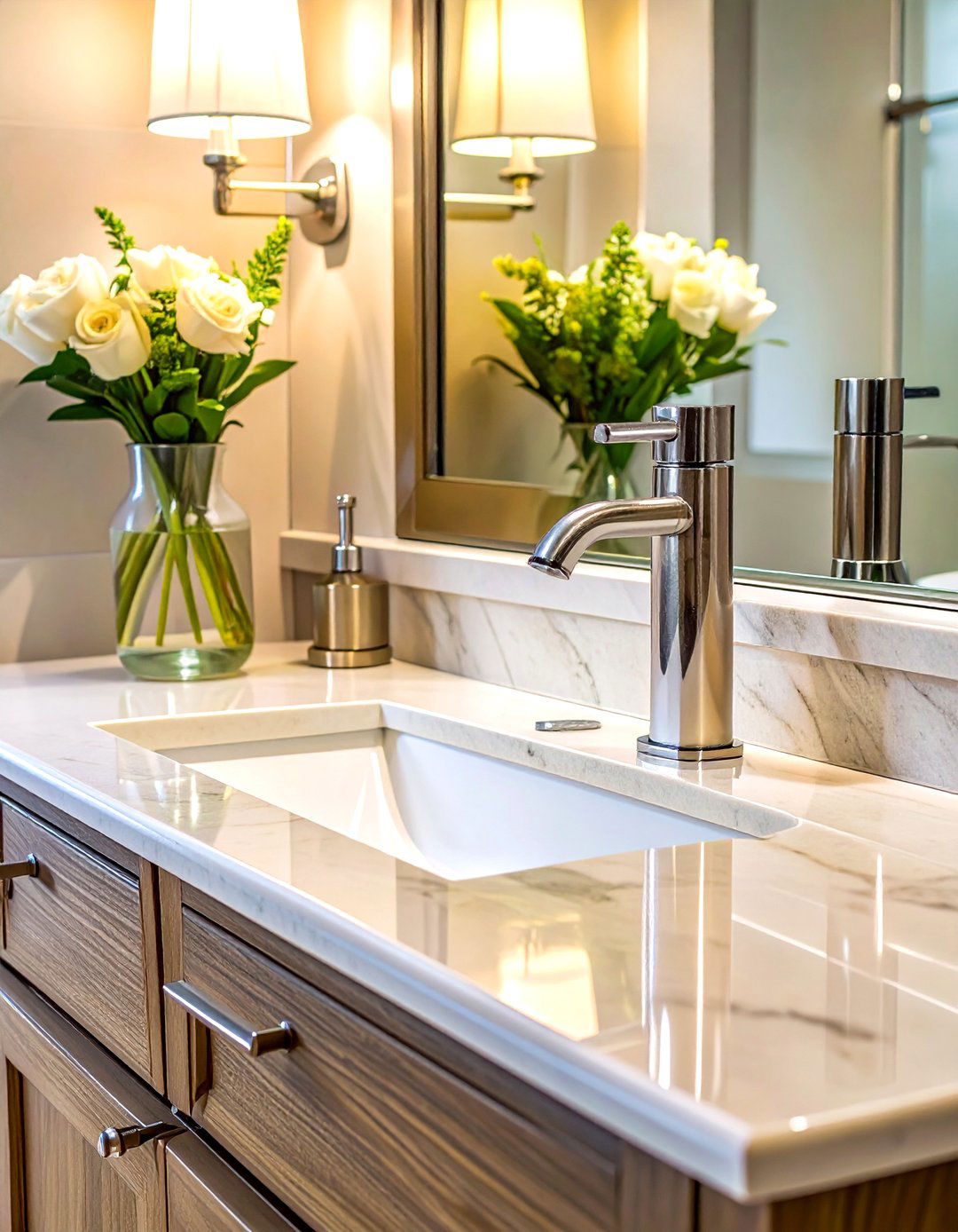 Polished Nickel Bathroom Hardware - 30 updated classic bathroom ideas