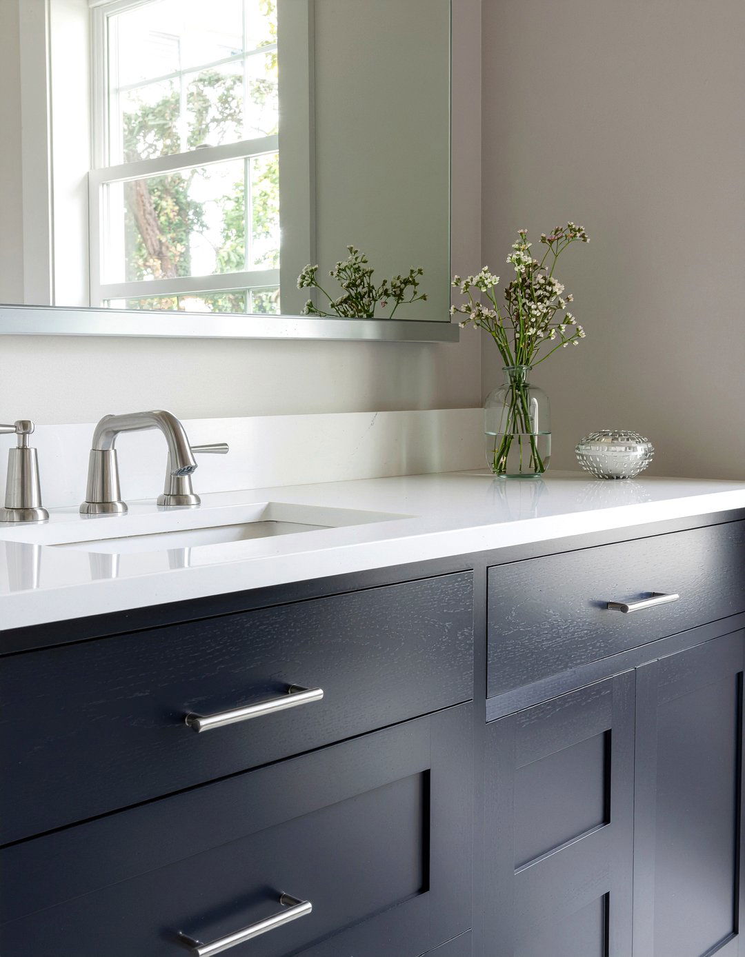 Polished Nickel Cabinet Hardware - 30 nickel bathroom ideas