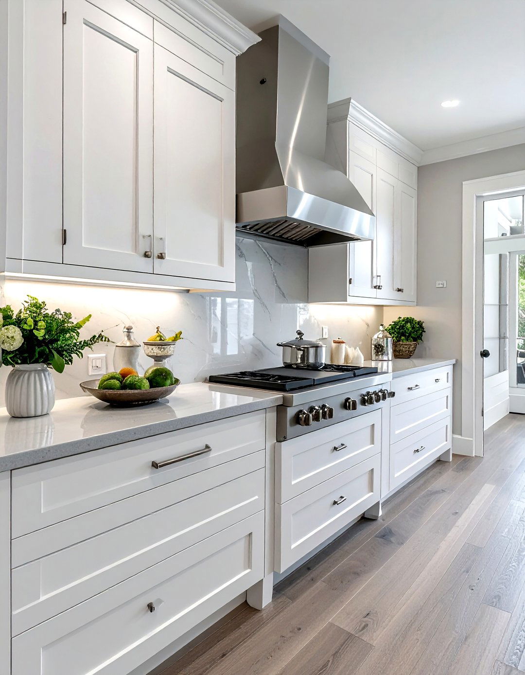 Polished Nickel Knobs - 30 nickel kitchen hardware ideas