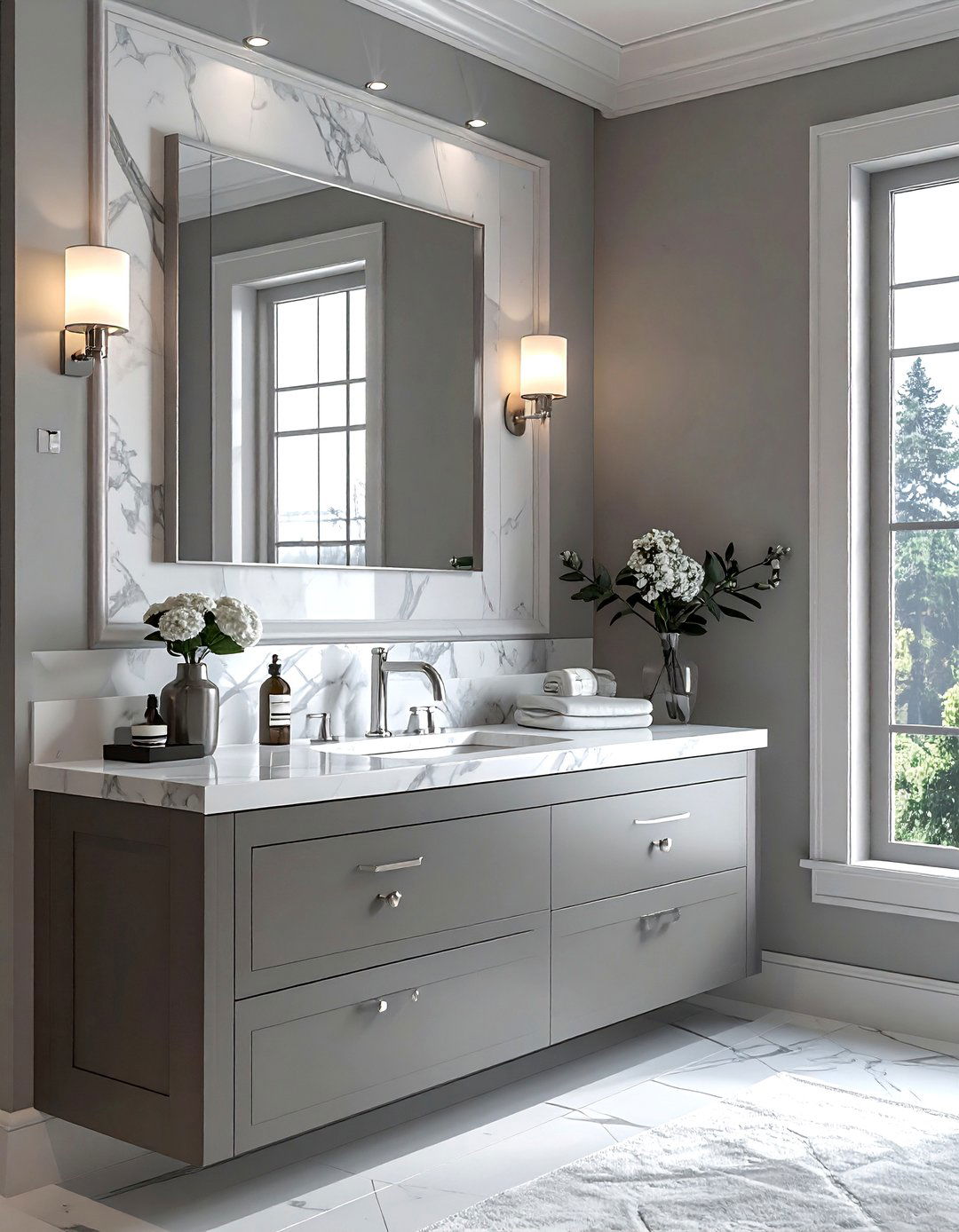 Polished Nickel Wall Mounted Faucet - 30 wall-mounted faucet ideas