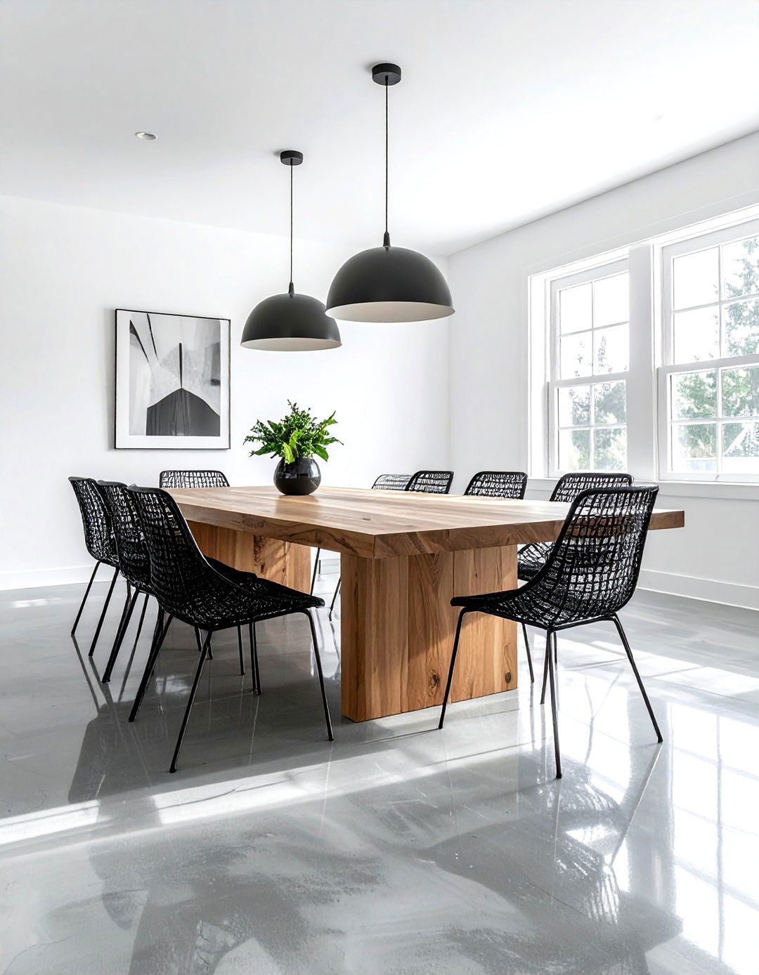 Polished concrete flooring - 30 architect home decor ideas