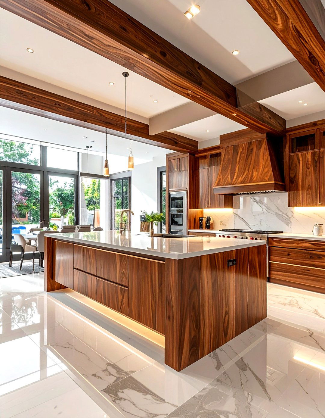30 Kitchen Beamed Ceiling Ideas for Architectural Charm