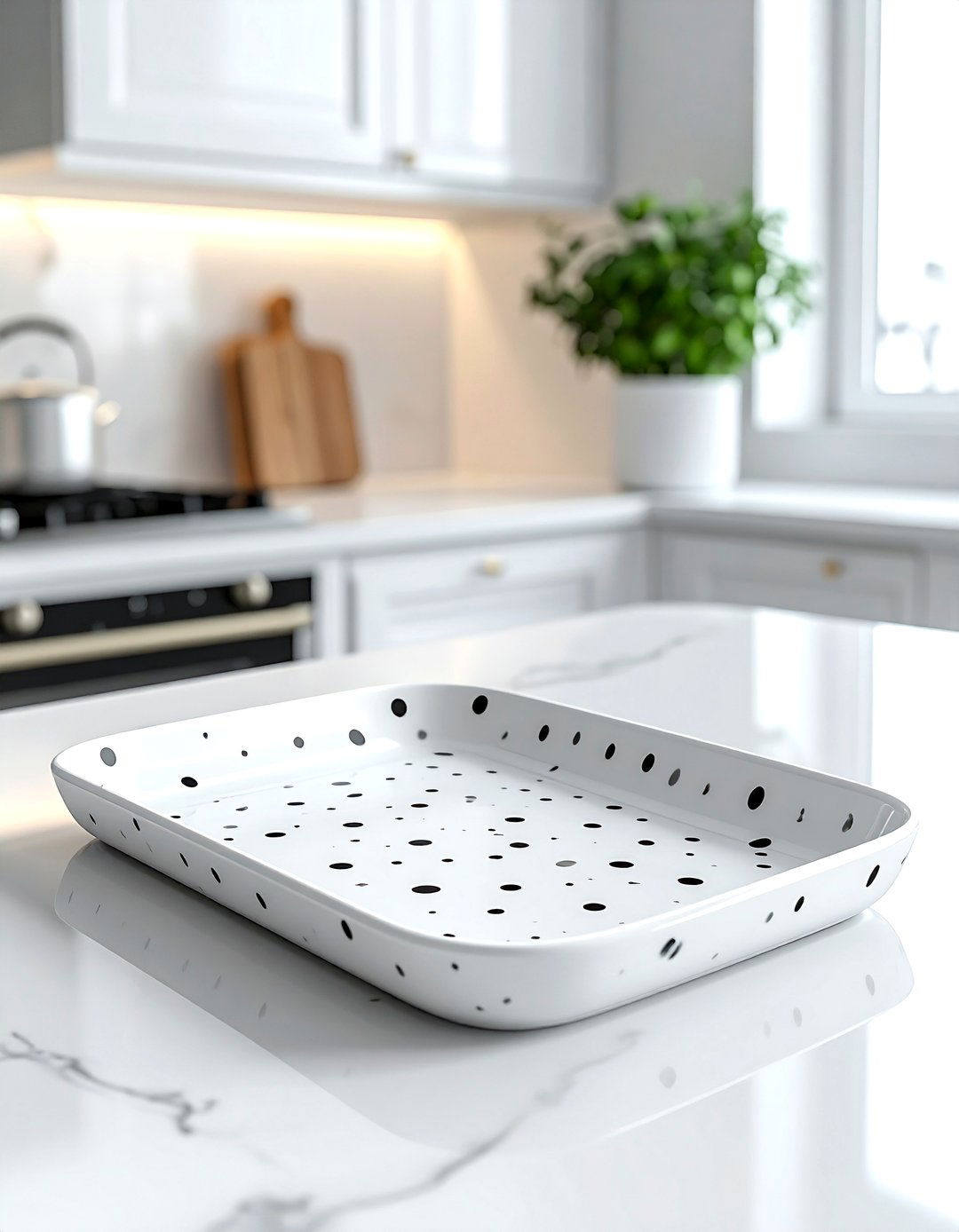 Polka Dot Ceramic Tray - 30 trinket dish ideas