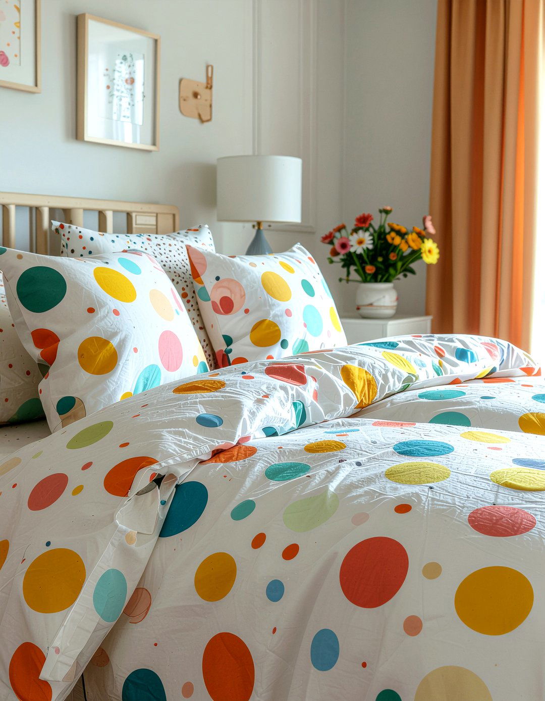 Polka Dot Pattern Sheets - 30 bedroom sheet sets