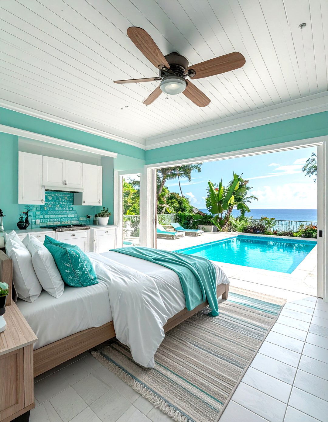 Pool House Bedroom - 30 room to bedroom conversion ideas