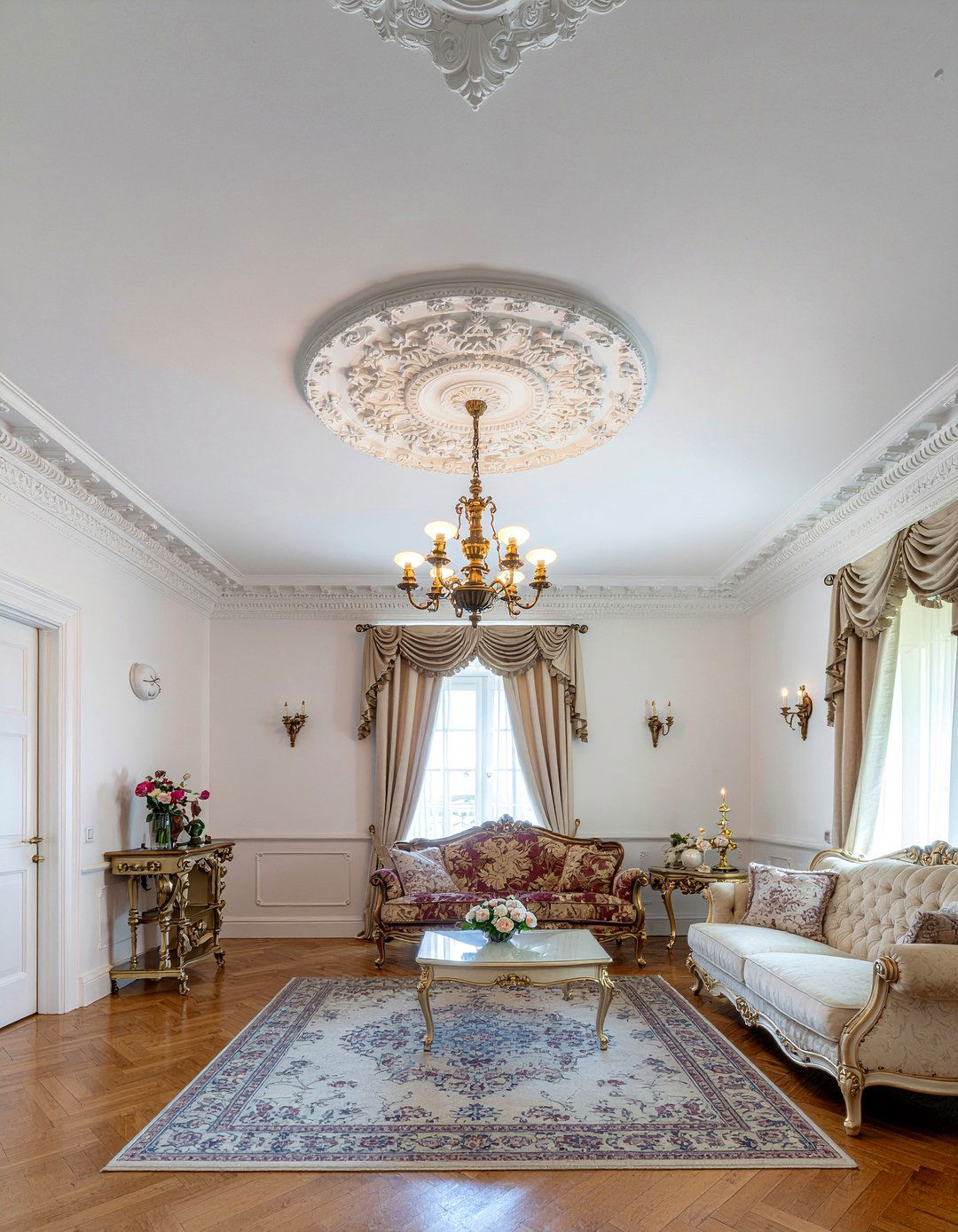 Pop ceiling - 30 living room suspended ceiling ideas