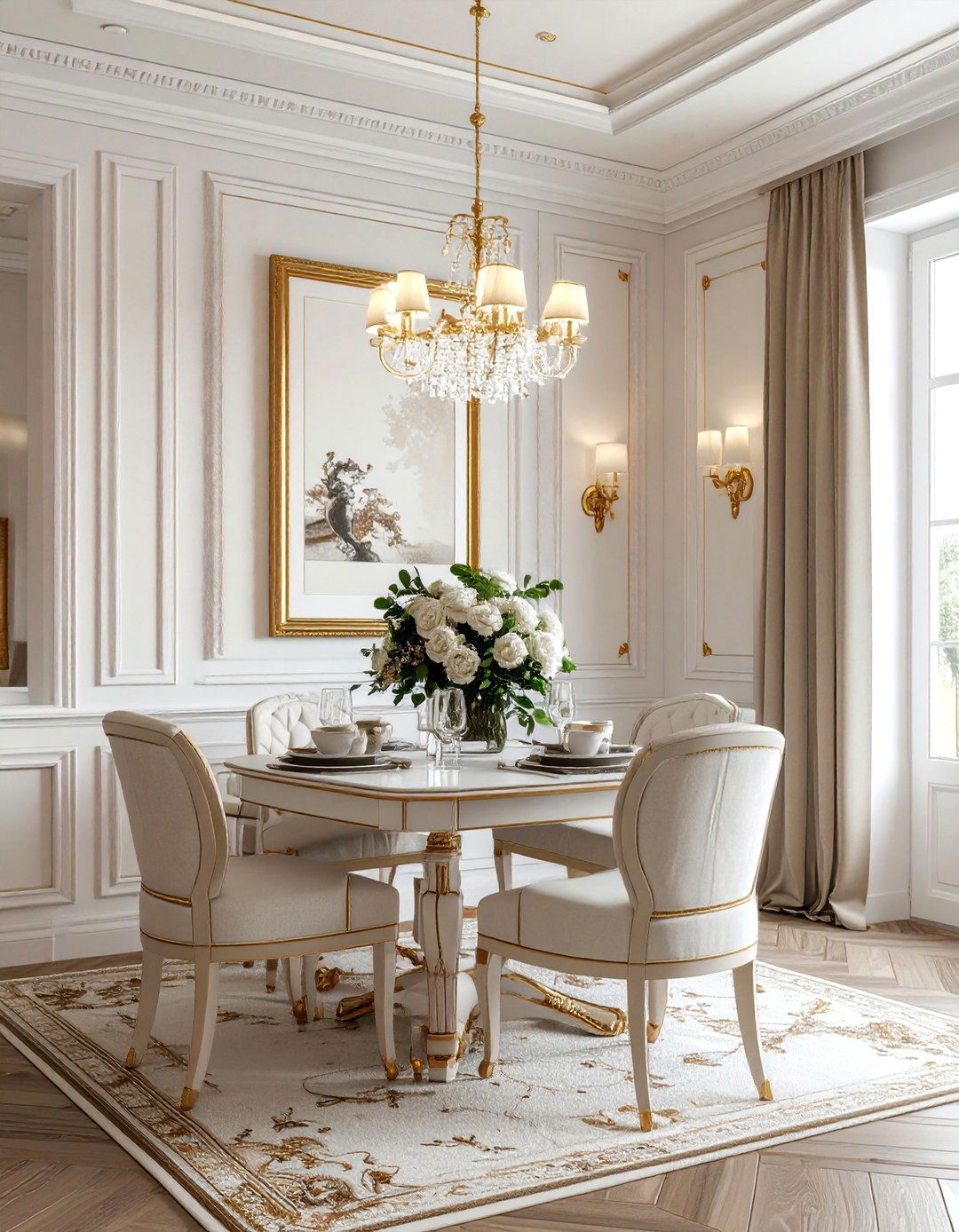 Porcelain picture frame - 30 porcelain decor ideas