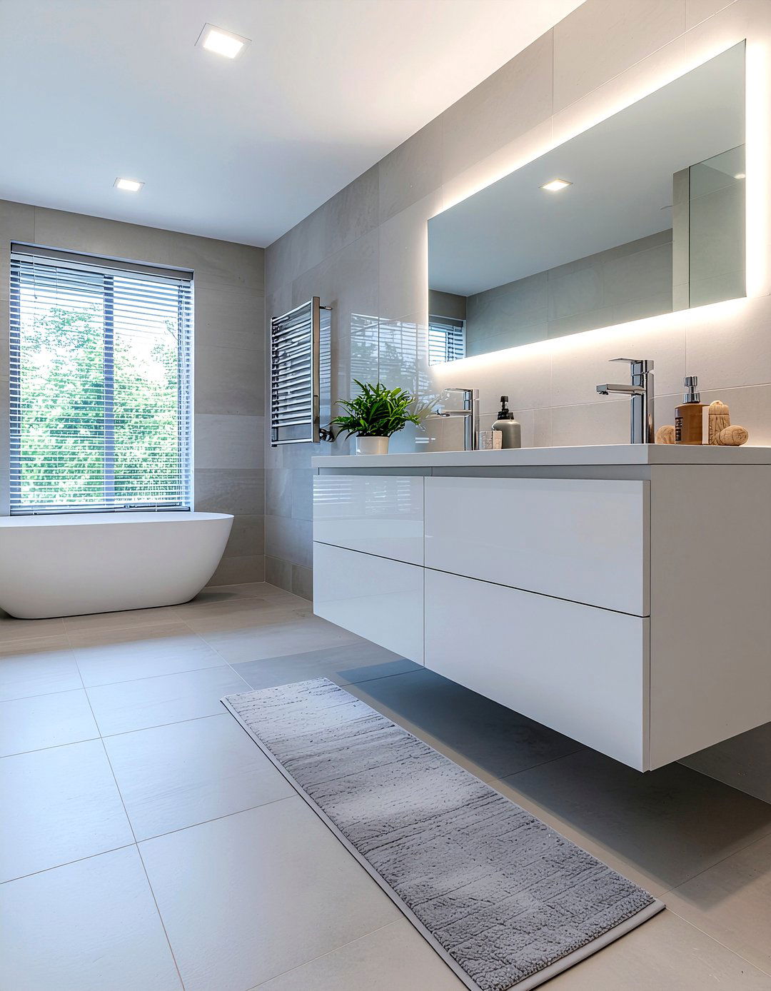 Porcelain tile floor heating - 30 bathroom heated floor ideas