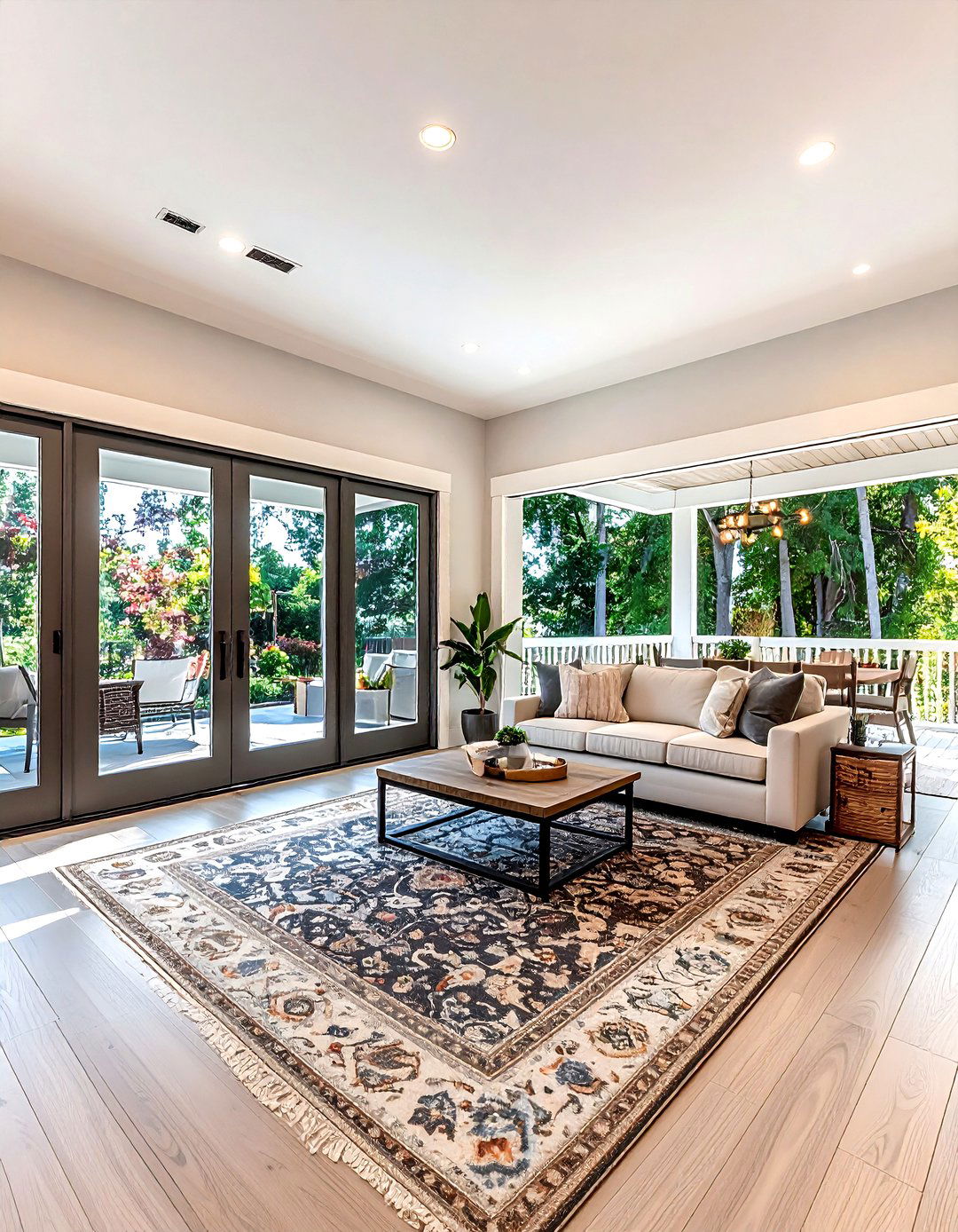 Porch patio doors - 30 living room with patio doors