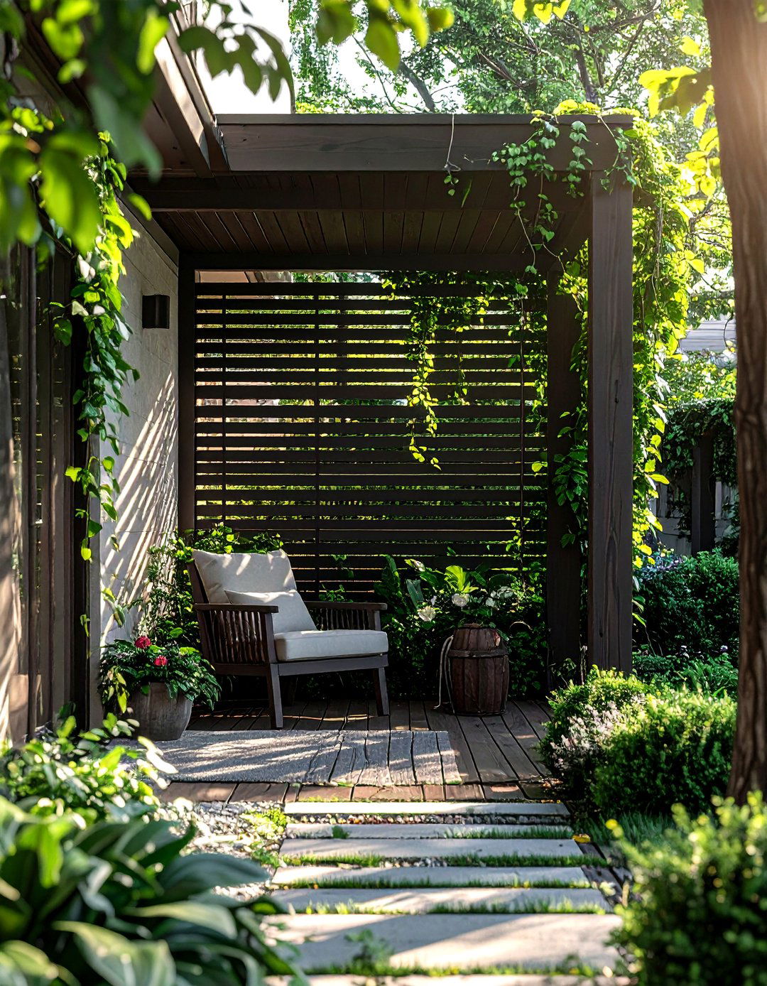 Porch privacy screens - 30 front porch decor ideas